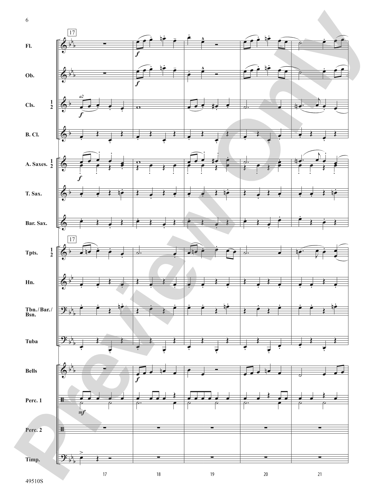 Spring March: Concert Band Conductor Score & Parts
