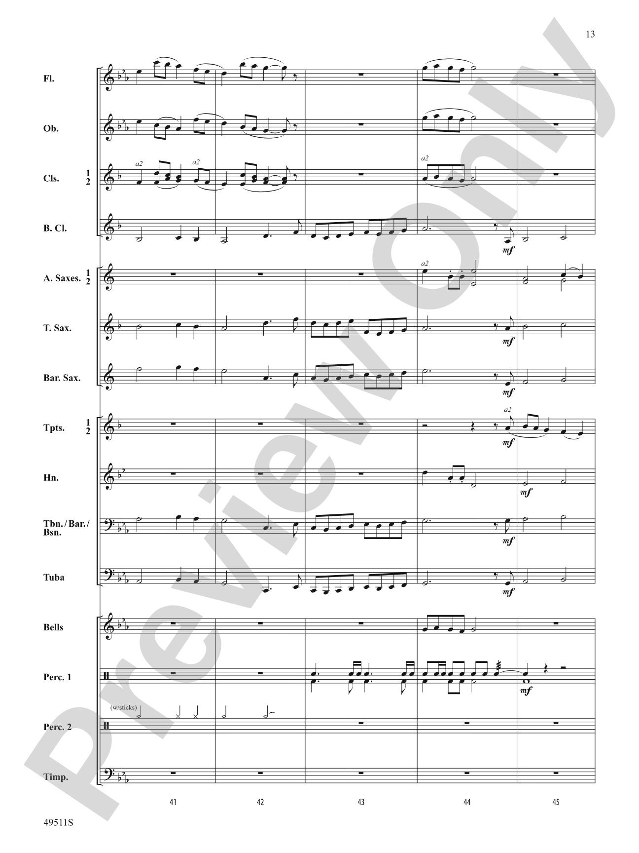 Journey's End: Concert Band Conductor Score & Parts
