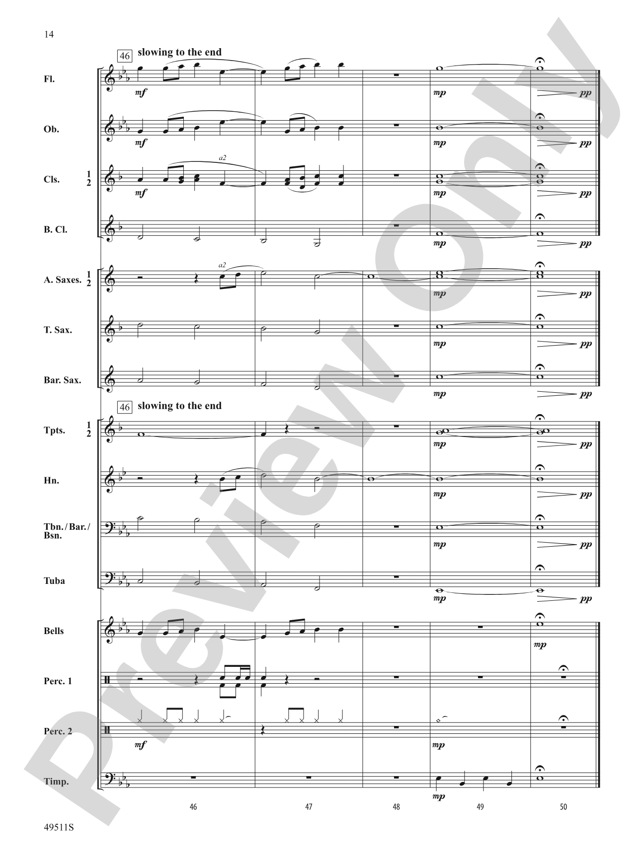 Journey's End: Concert Band Conductor Score & Parts