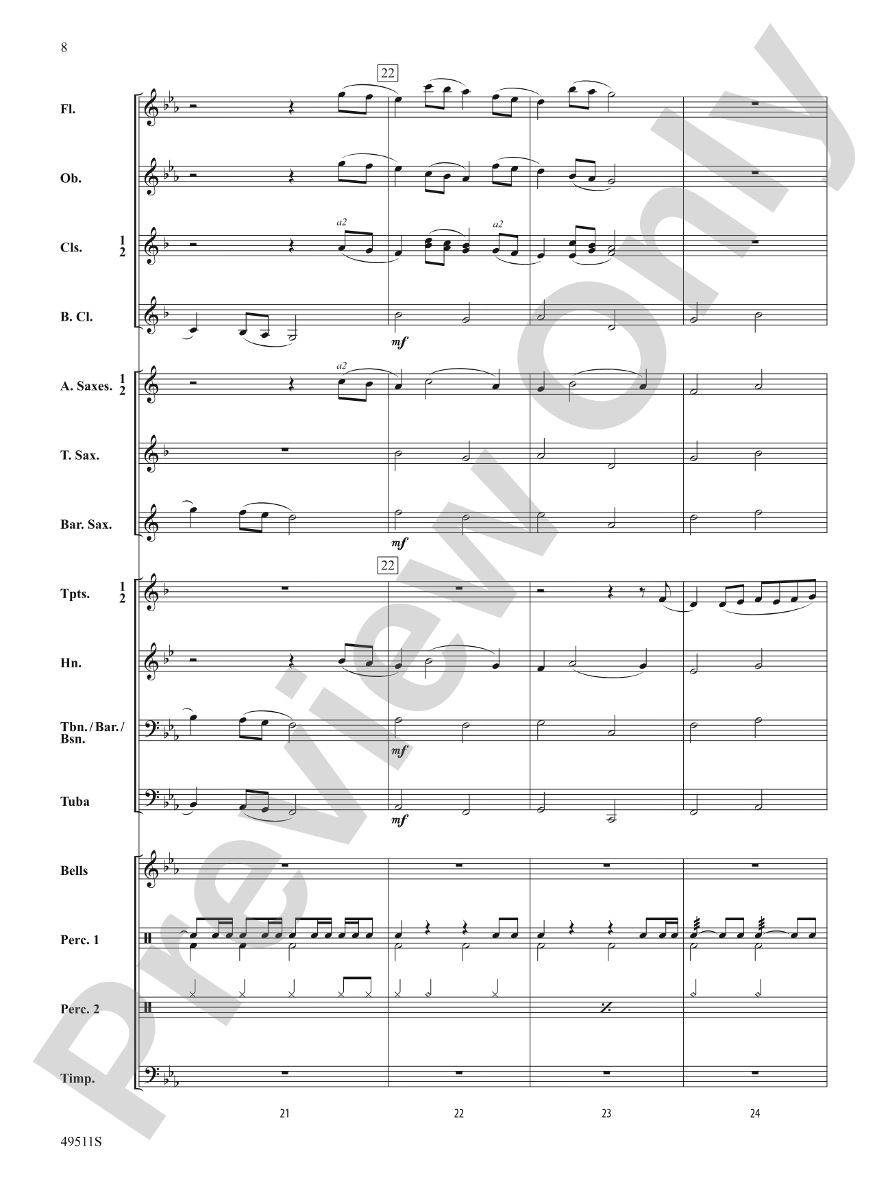 Journey's End: Concert Band Conductor Score & Parts
