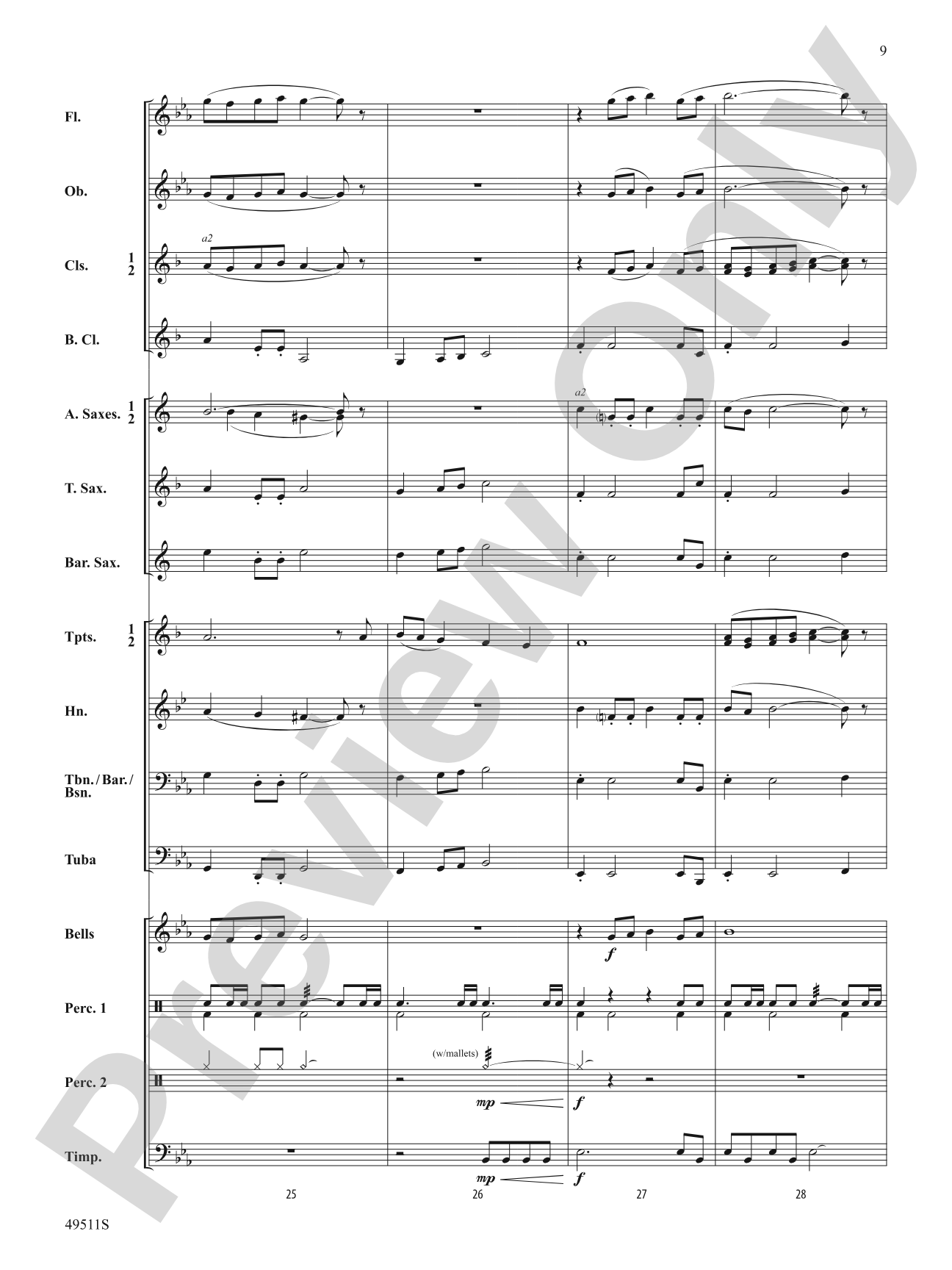 Journey's End: Concert Band Conductor Score & Parts