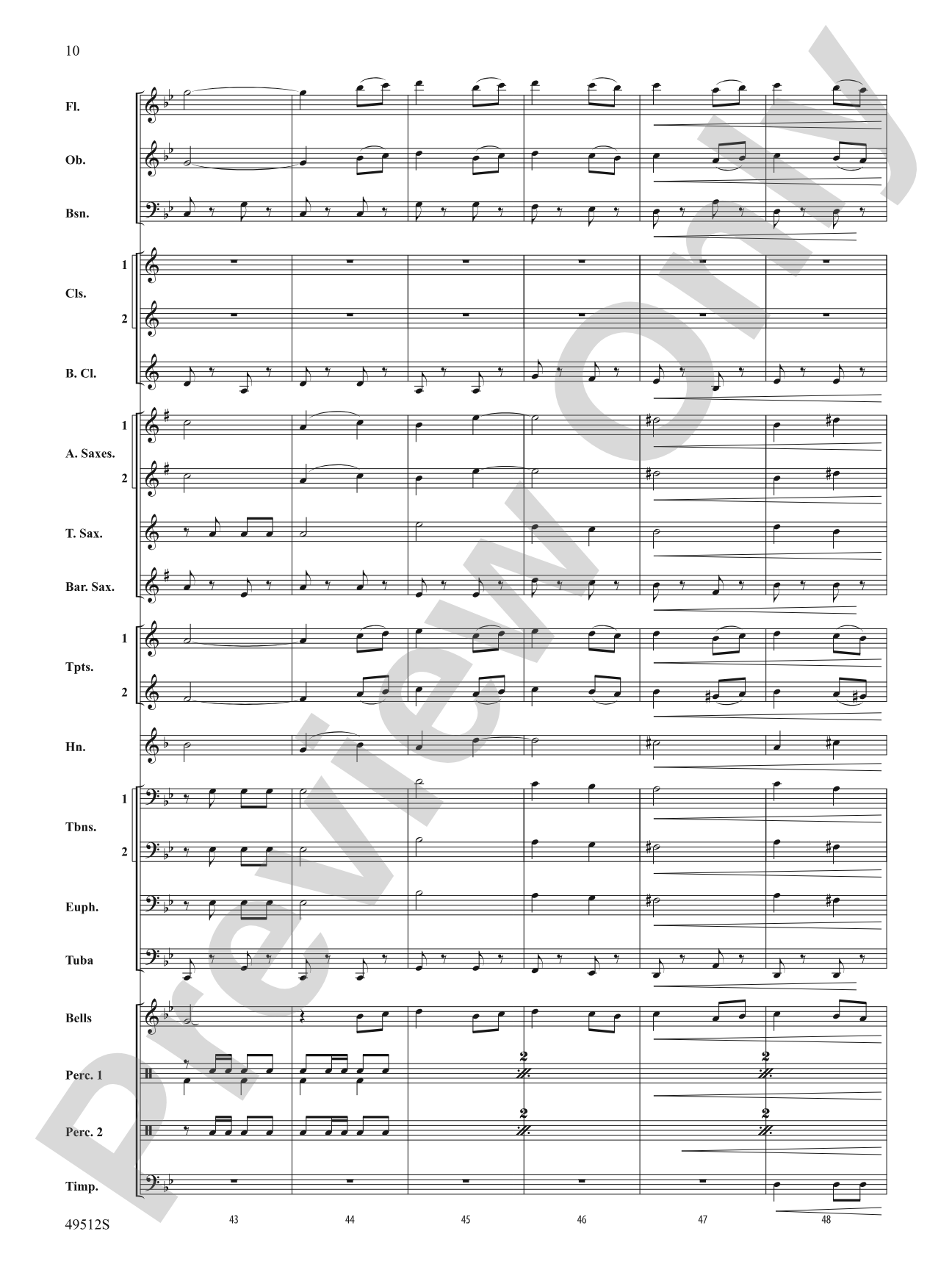 Mar Y Cielo: Concert Band Conductor Score & Parts