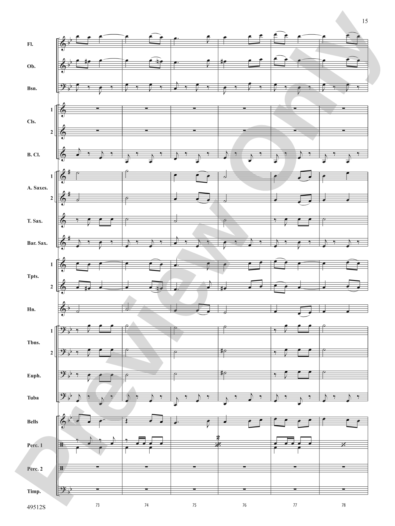 Mar Y Cielo: Concert Band Conductor Score & Parts