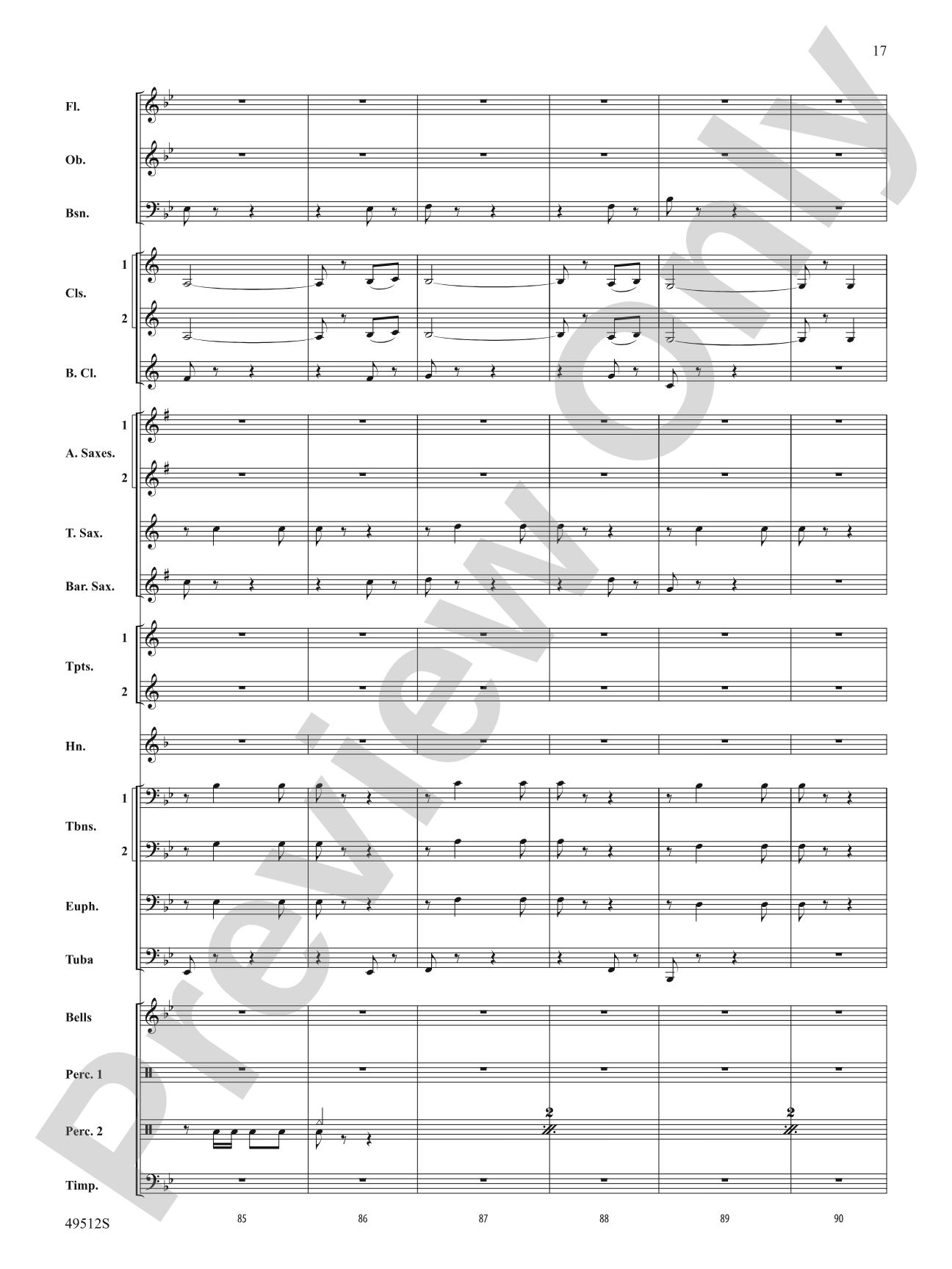 Mar Y Cielo: Concert Band Conductor Score & Parts