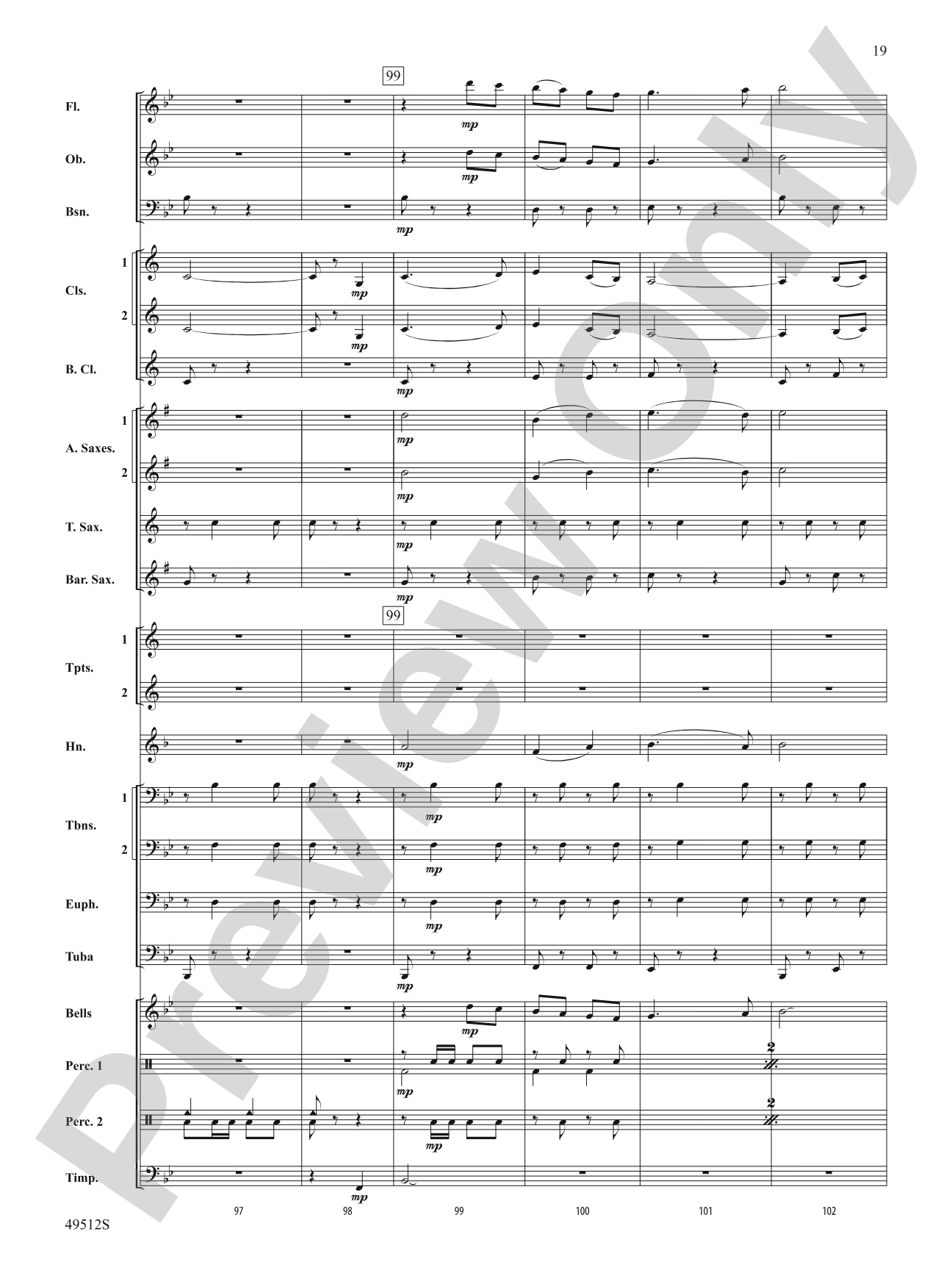 Mar Y Cielo: Concert Band Conductor Score & Parts