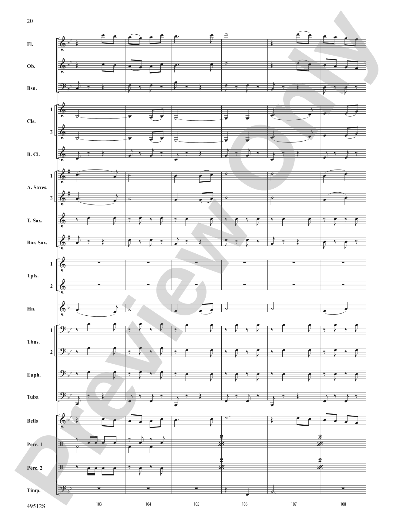 Mar Y Cielo: Concert Band Conductor Score & Parts
