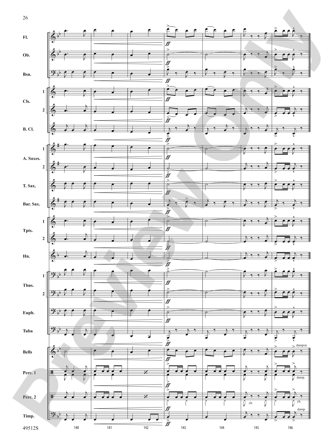 Mar Y Cielo: Concert Band Conductor Score & Parts
