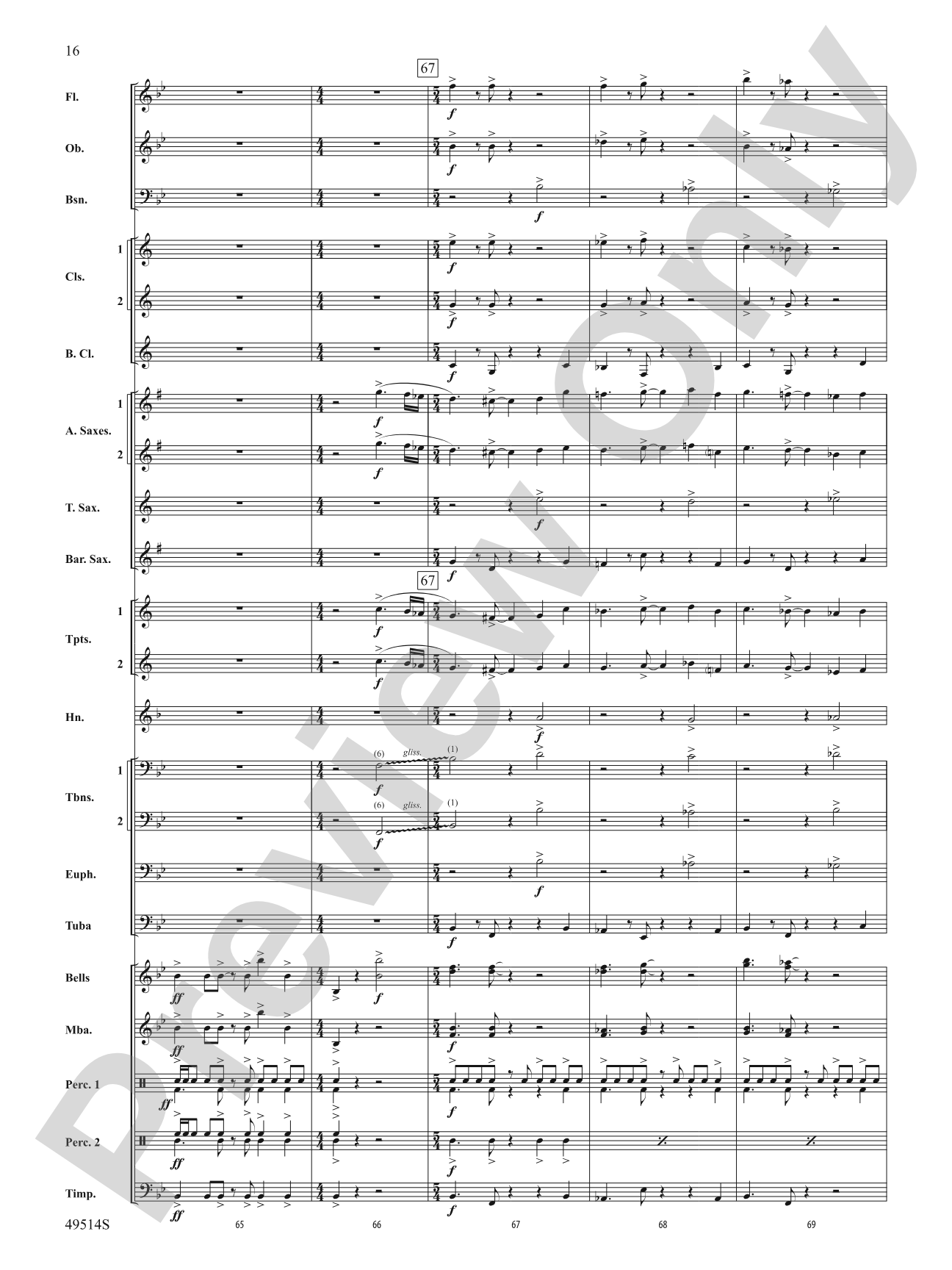 Bahumba: Concert Band Conductor Score & Parts