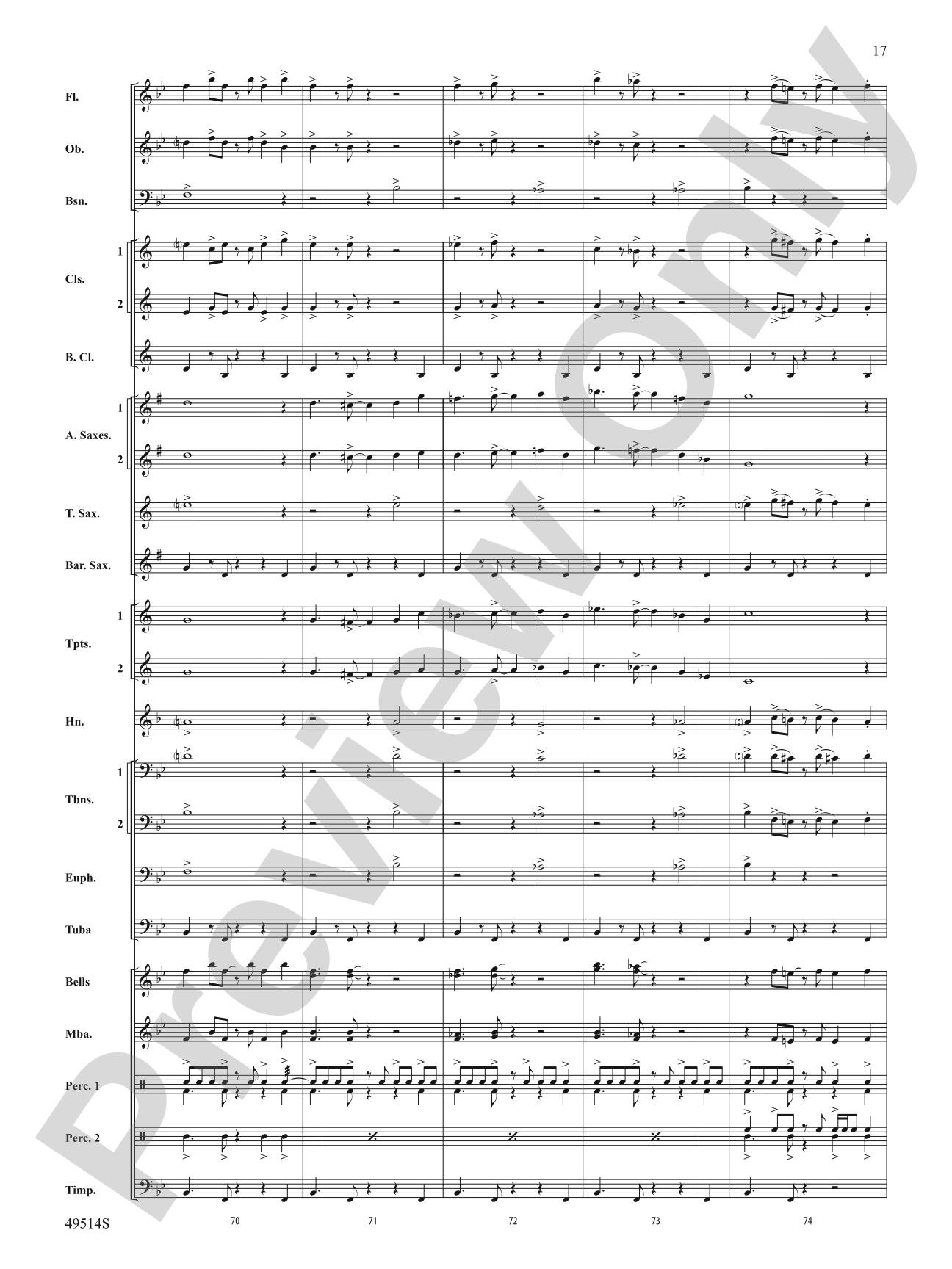 Bahumba: Concert Band Conductor Score & Parts