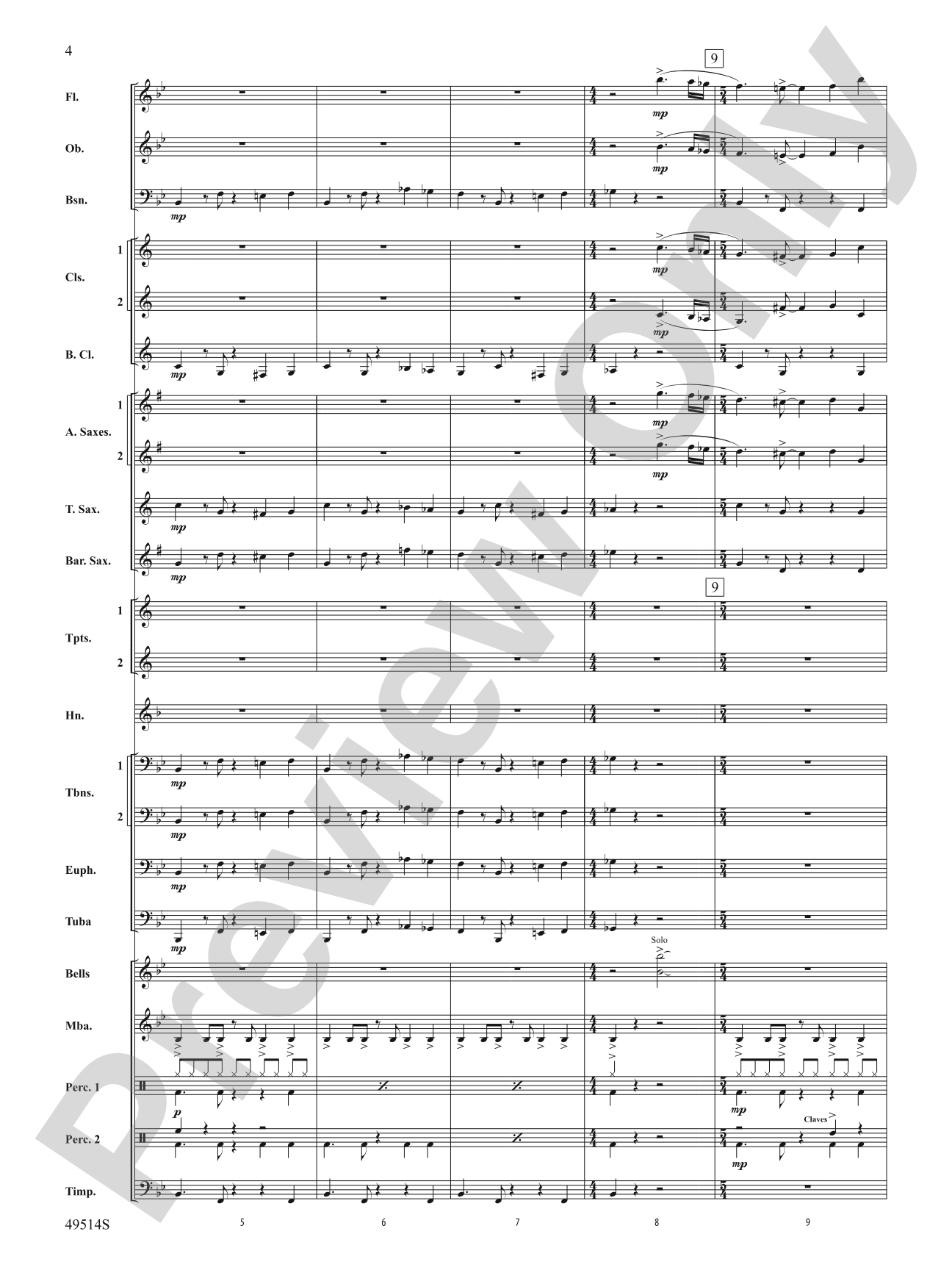 Bahumba: Concert Band Conductor Score & Parts