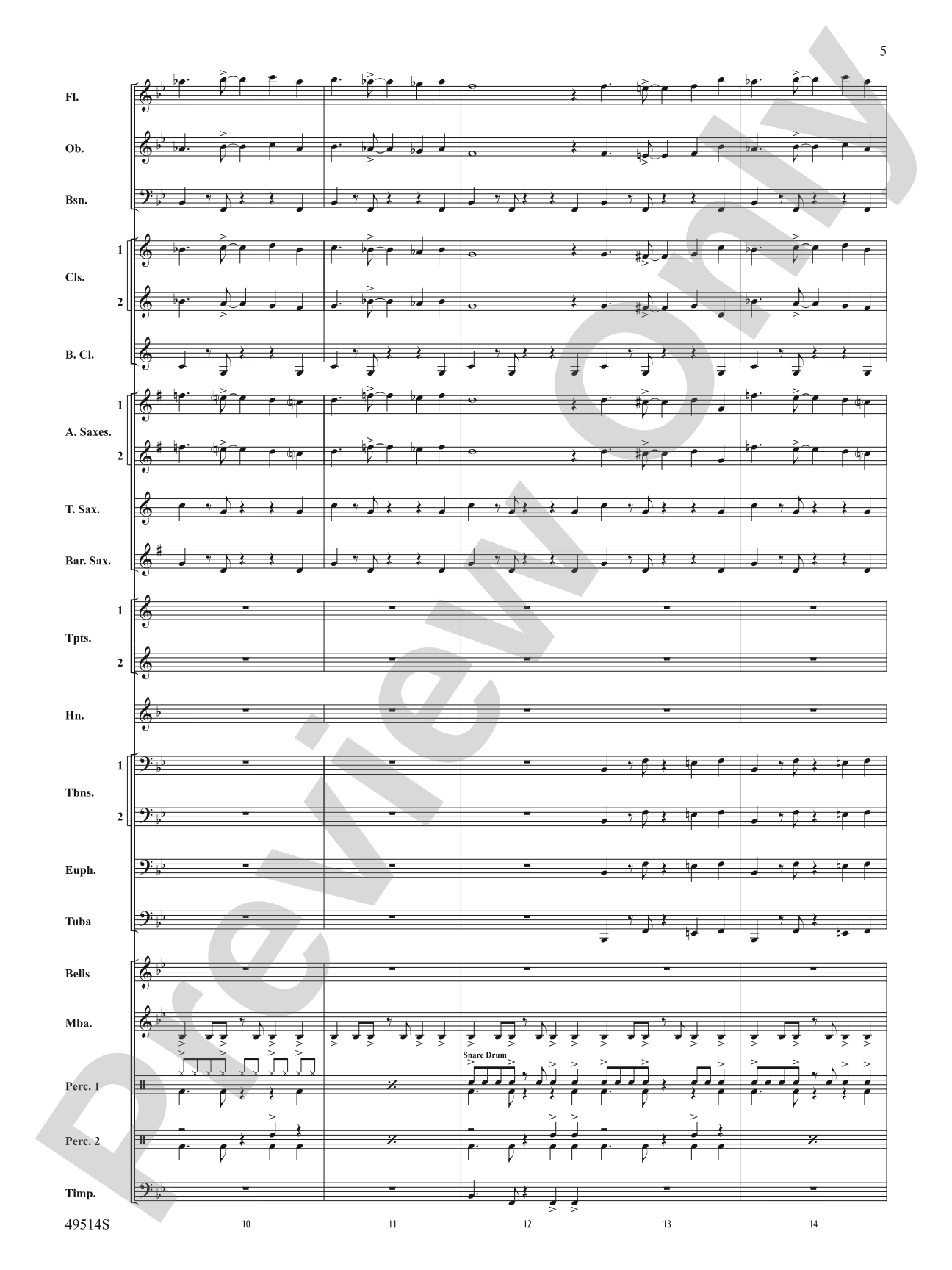 Bahumba: Concert Band Conductor Score & Parts