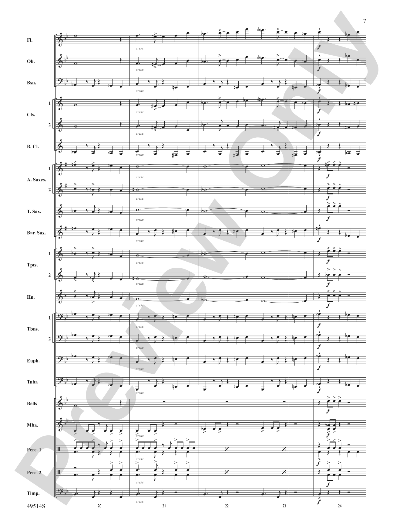 Bahumba: Concert Band Conductor Score & Parts