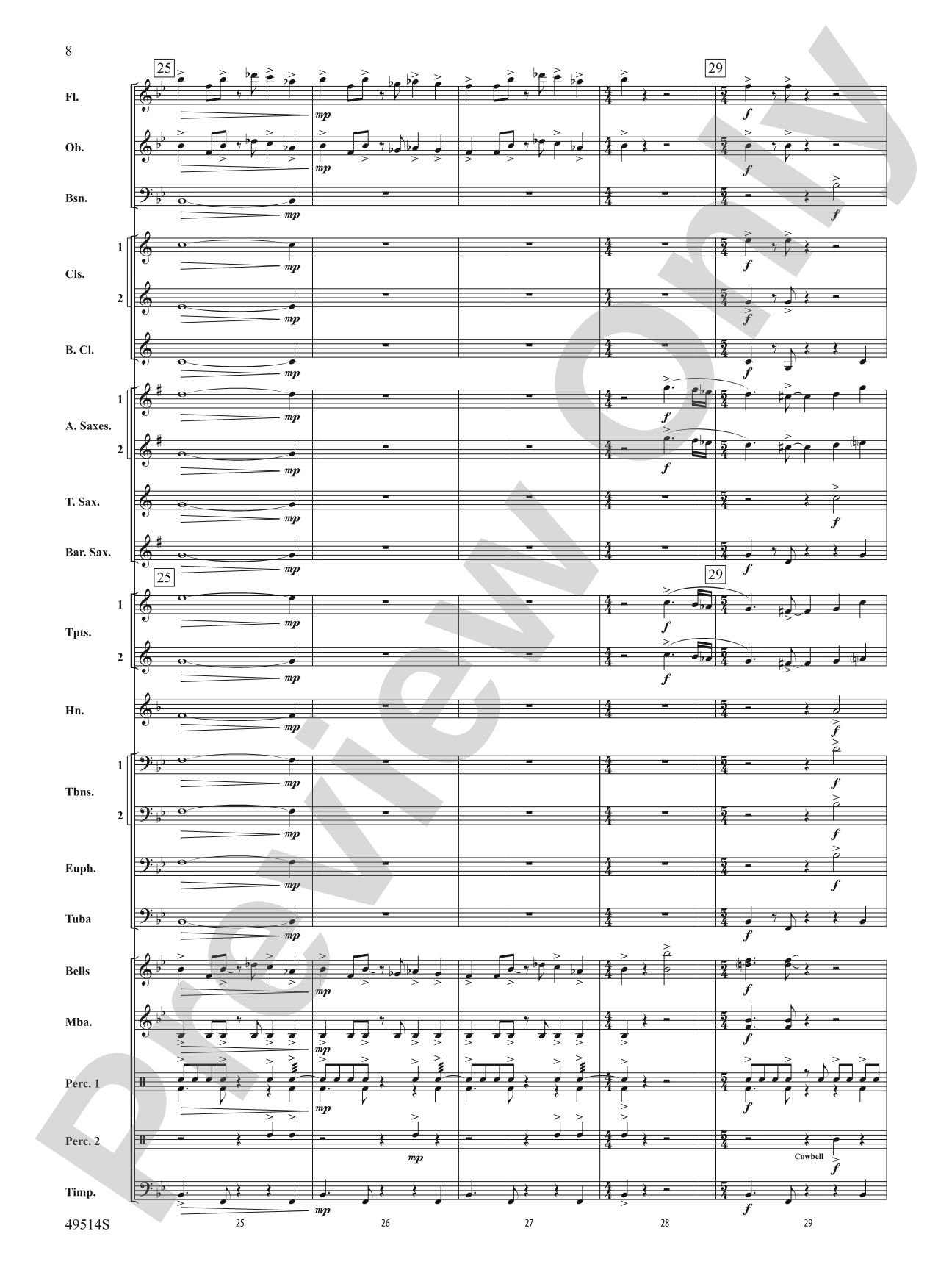 Bahumba: Concert Band Conductor Score & Parts