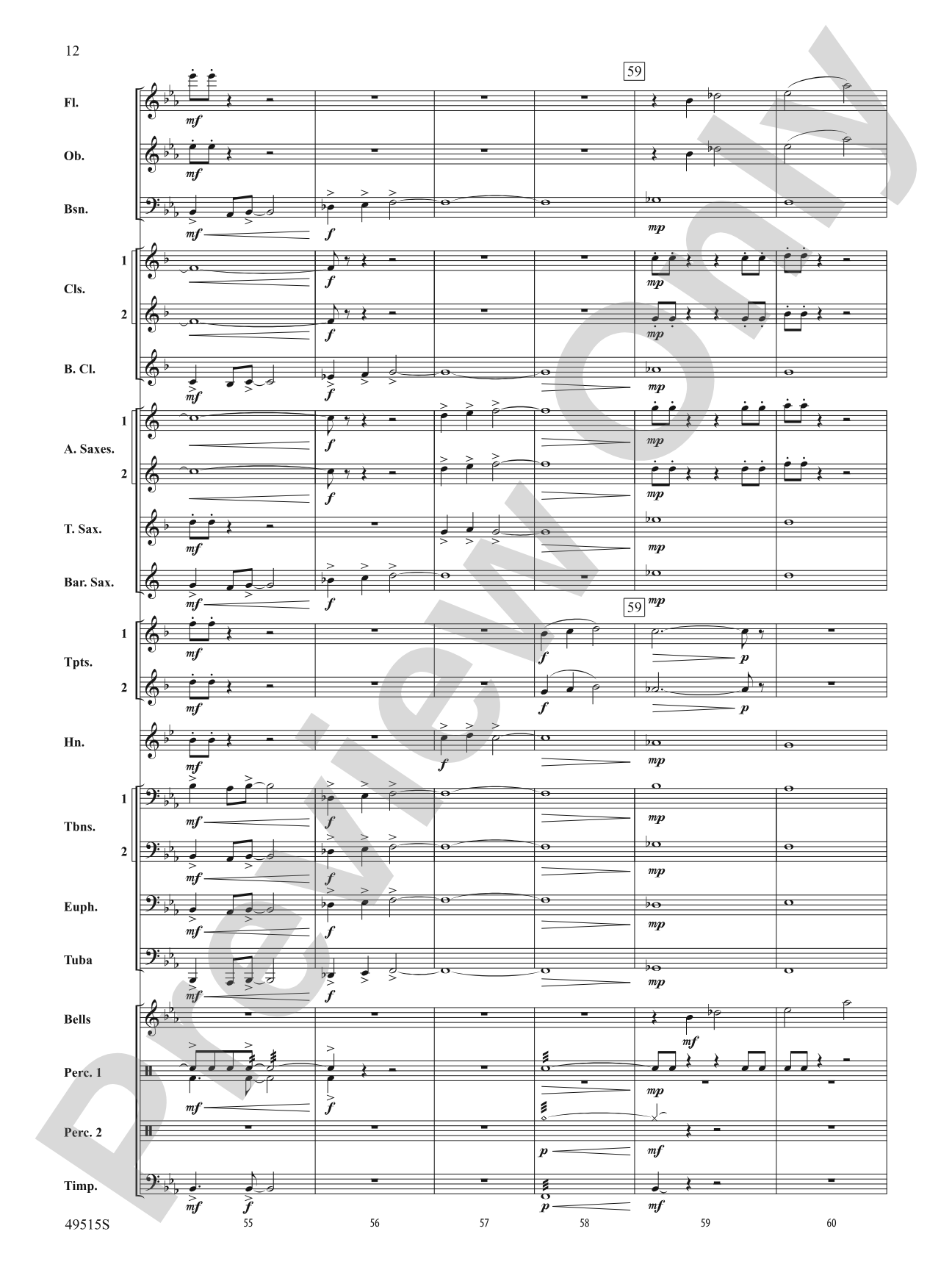 Bandwidth: Concert Band Conductor Score & Parts