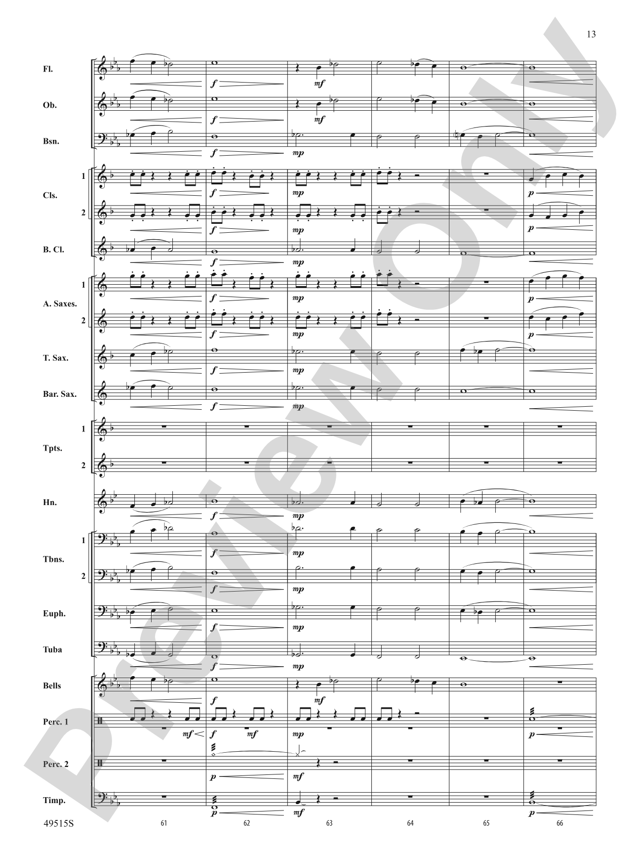 Bandwidth: Concert Band Conductor Score & Parts