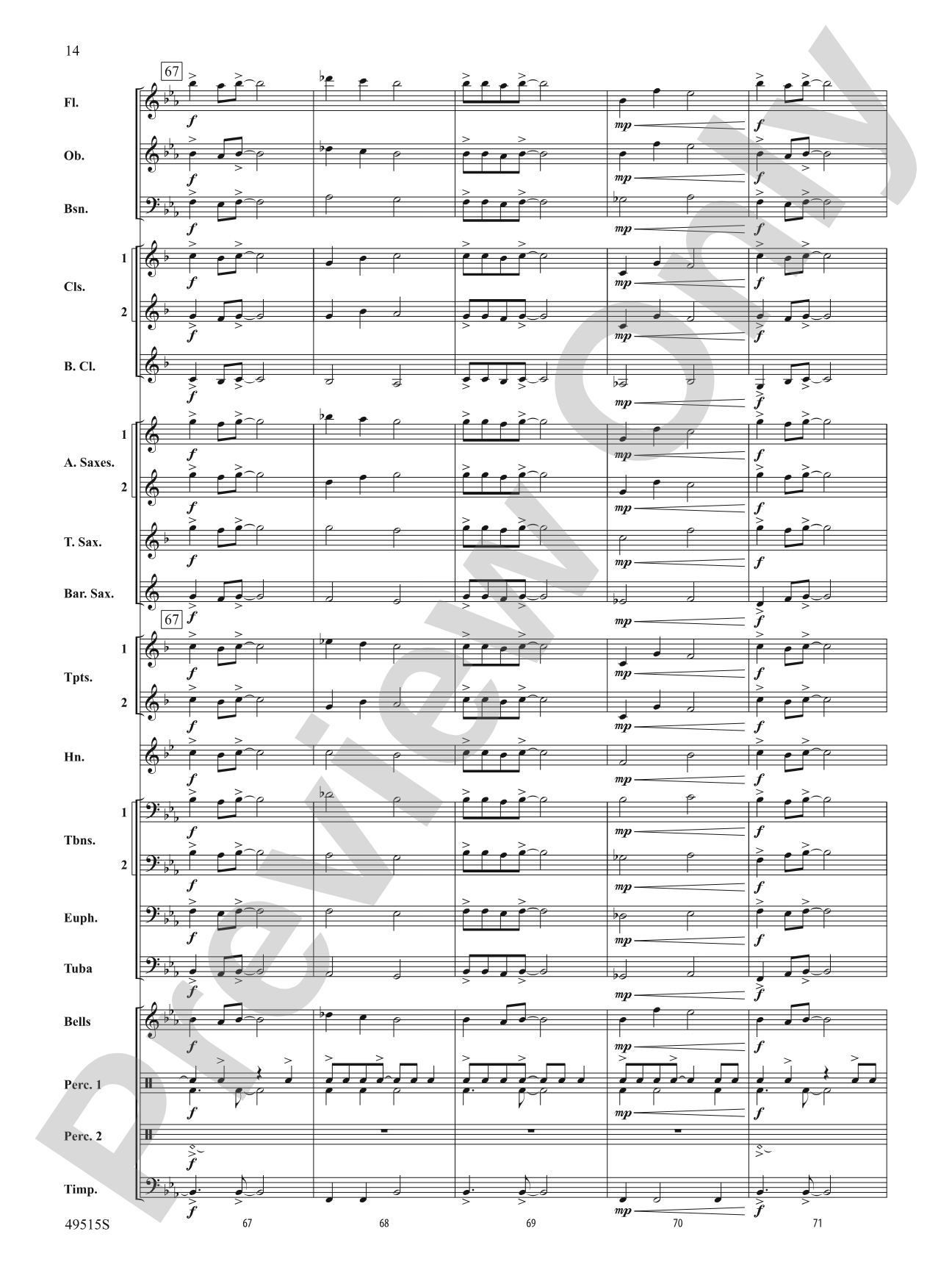 Bandwidth: Concert Band Conductor Score & Parts