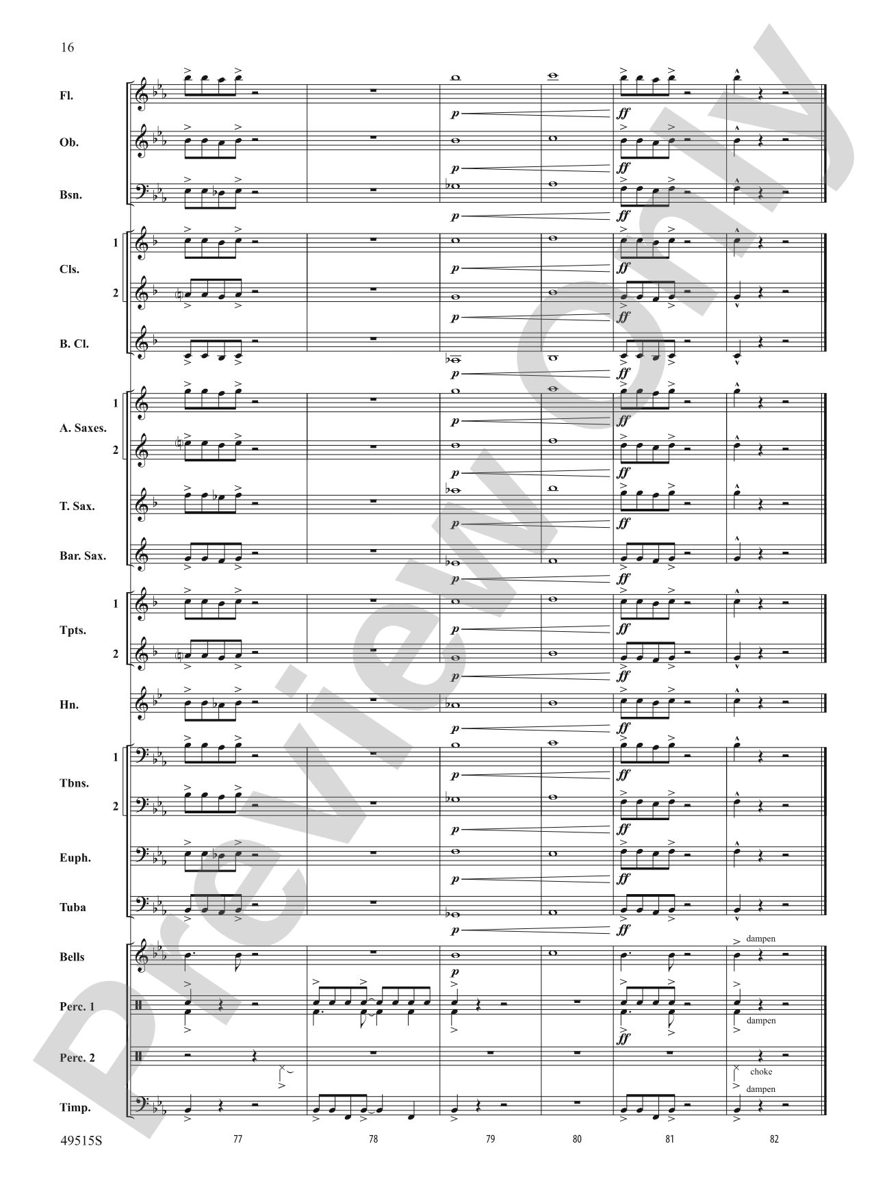 Bandwidth: Concert Band Conductor Score & Parts