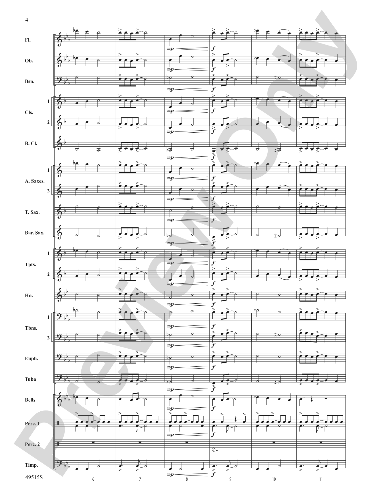 Bandwidth: Concert Band Conductor Score & Parts