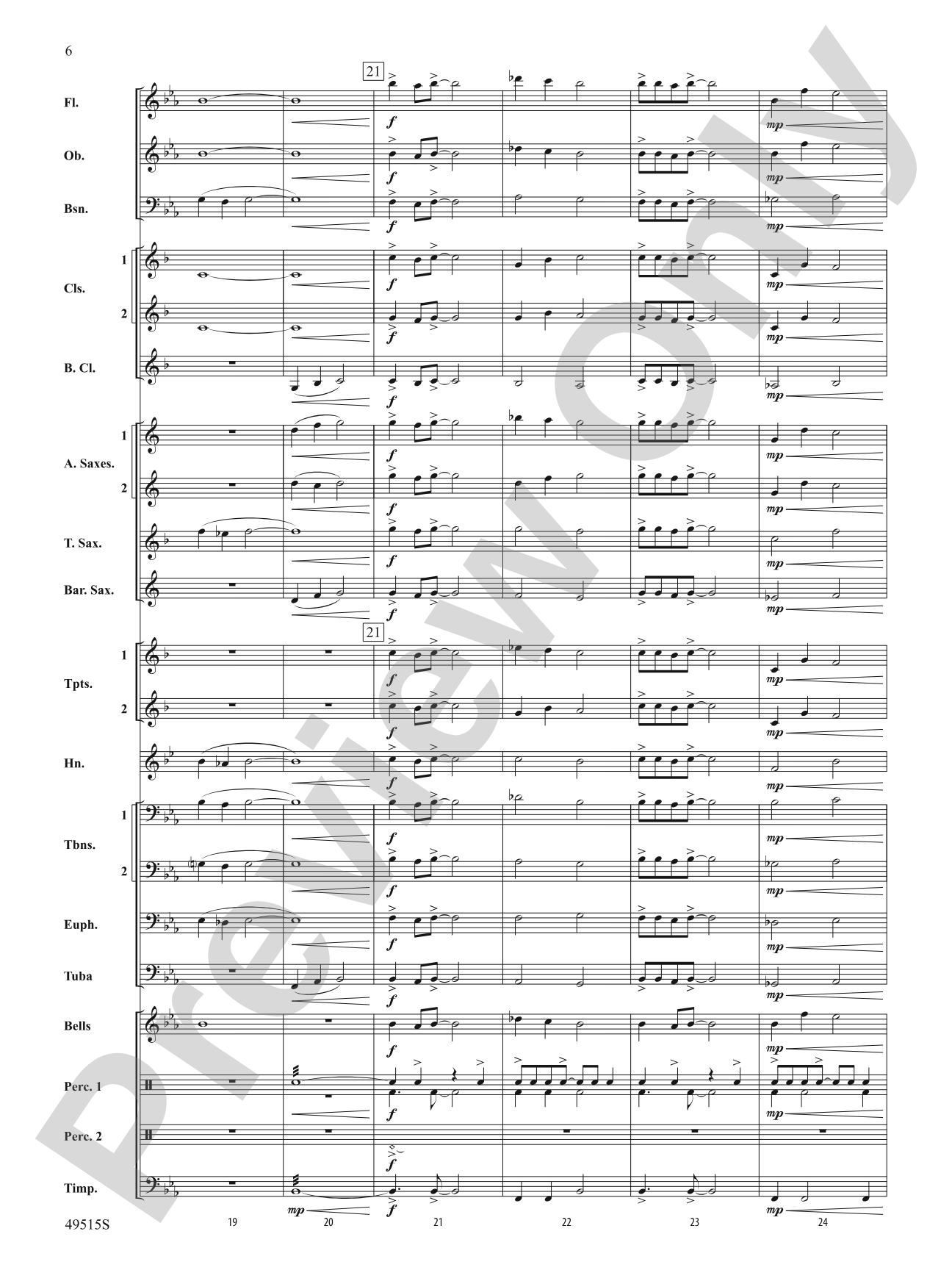 Bandwidth: Concert Band Conductor Score & Parts
