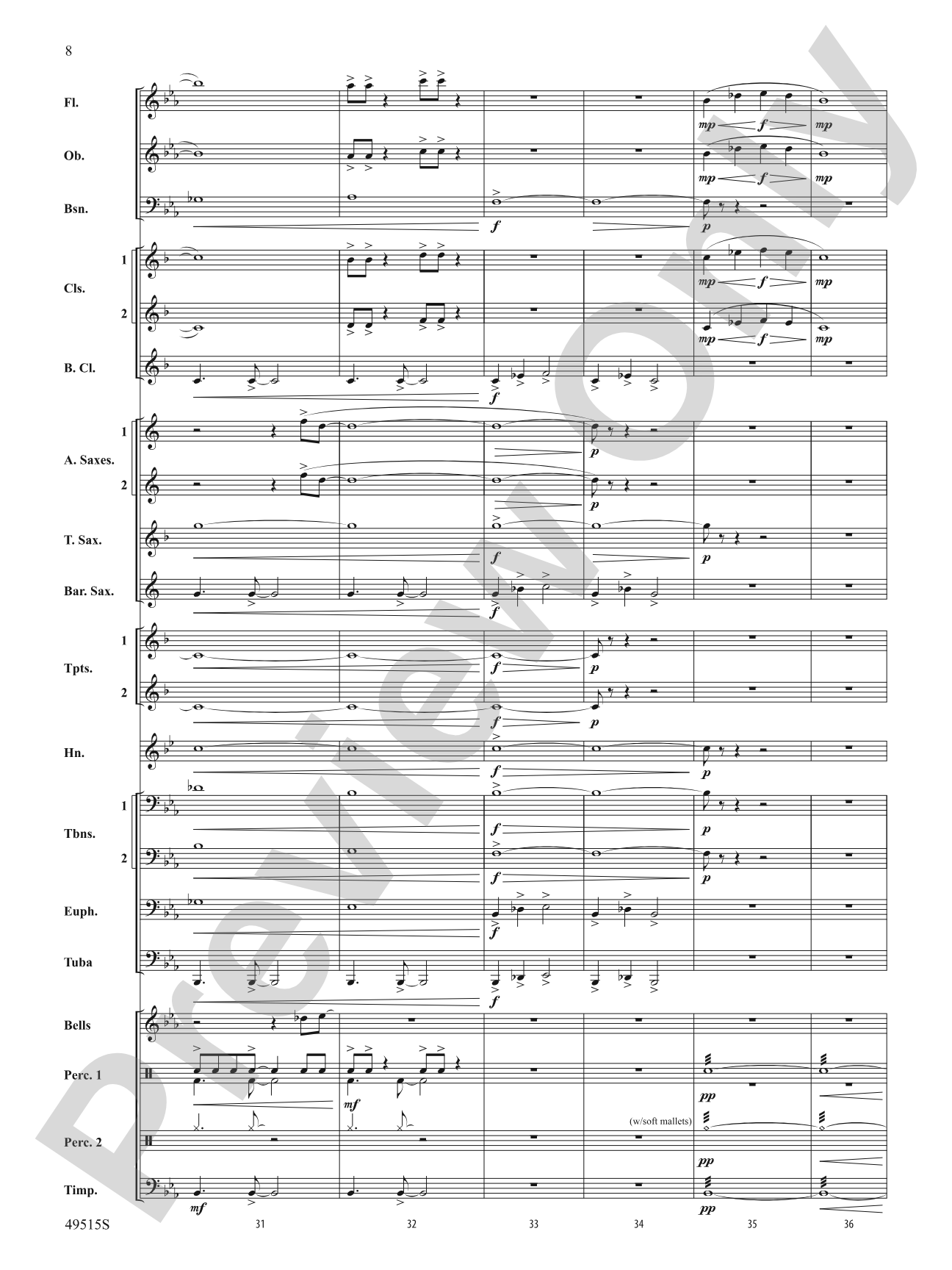 Bandwidth: Concert Band Conductor Score & Parts