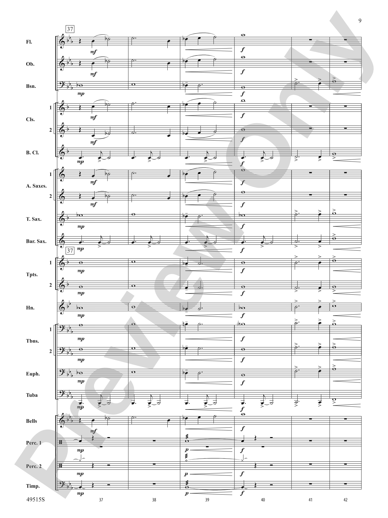 Bandwidth: Concert Band Conductor Score & Parts