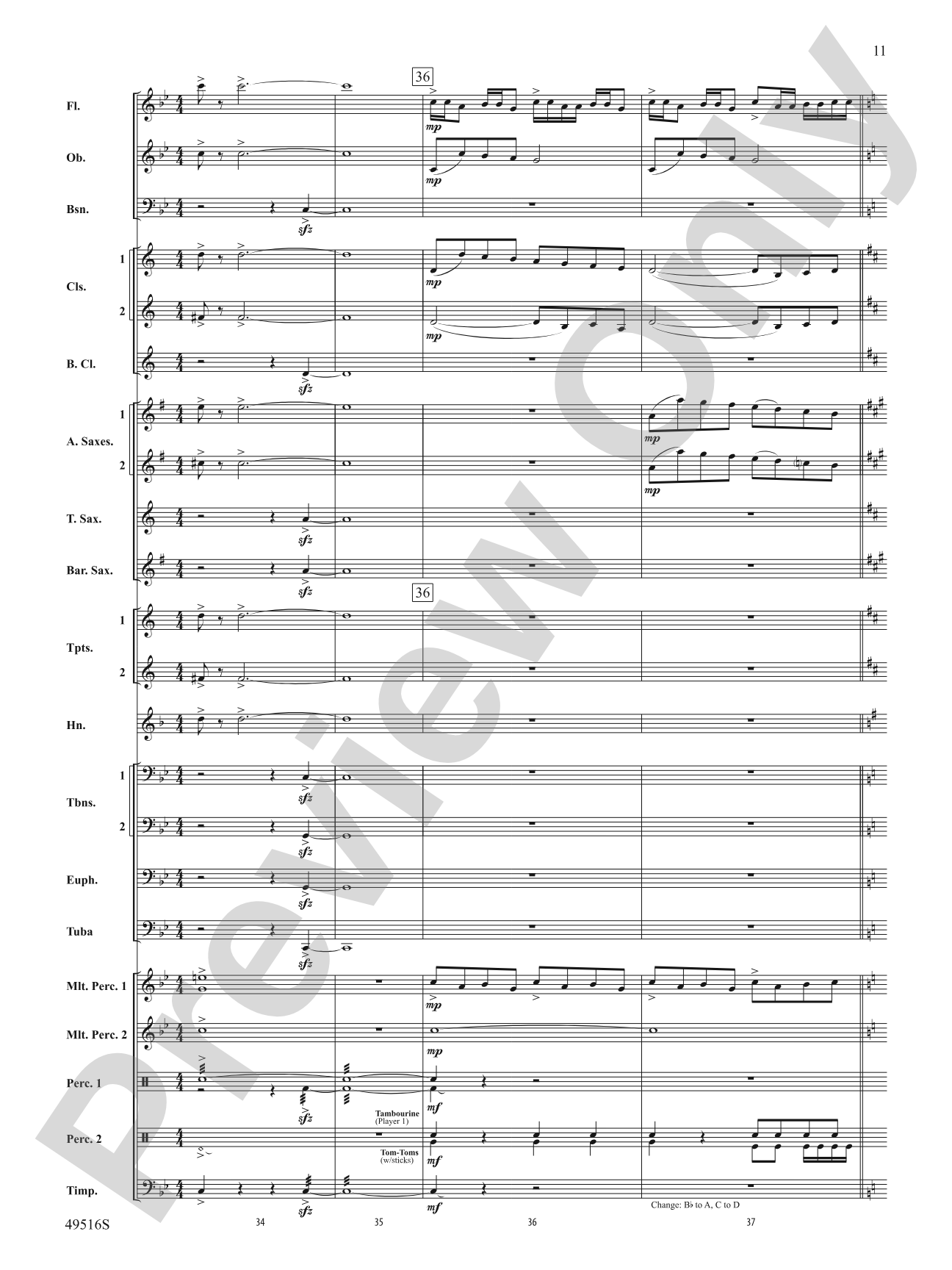 On This Day Earth Shall Ring: Concert Band Conductor Score & Parts