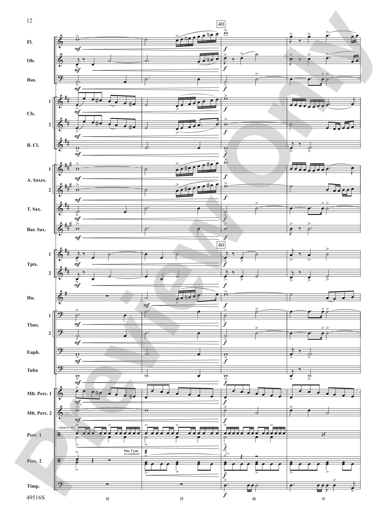 On This Day Earth Shall Ring: Concert Band Conductor Score & Parts