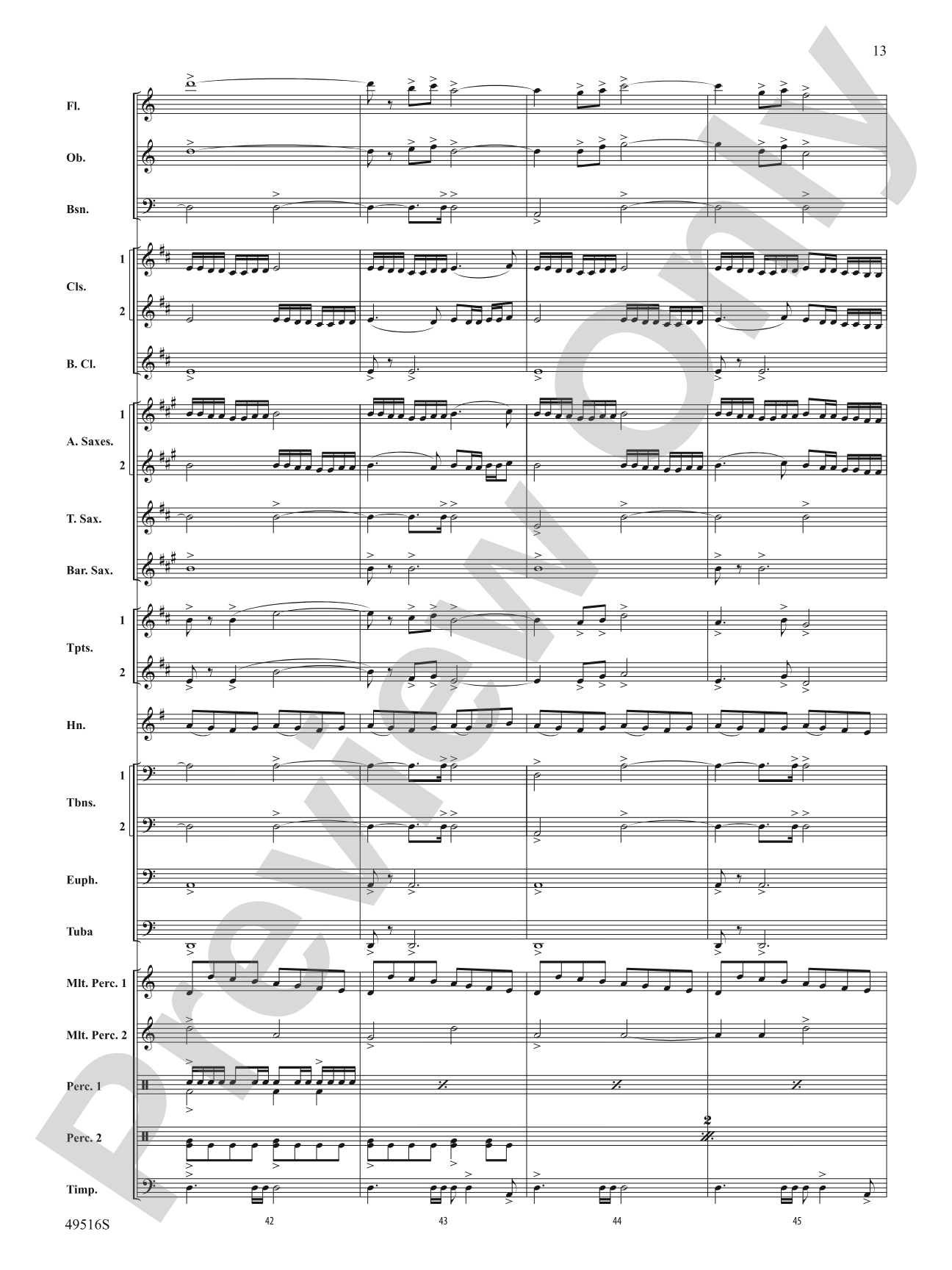 On This Day Earth Shall Ring: Concert Band Conductor Score & Parts