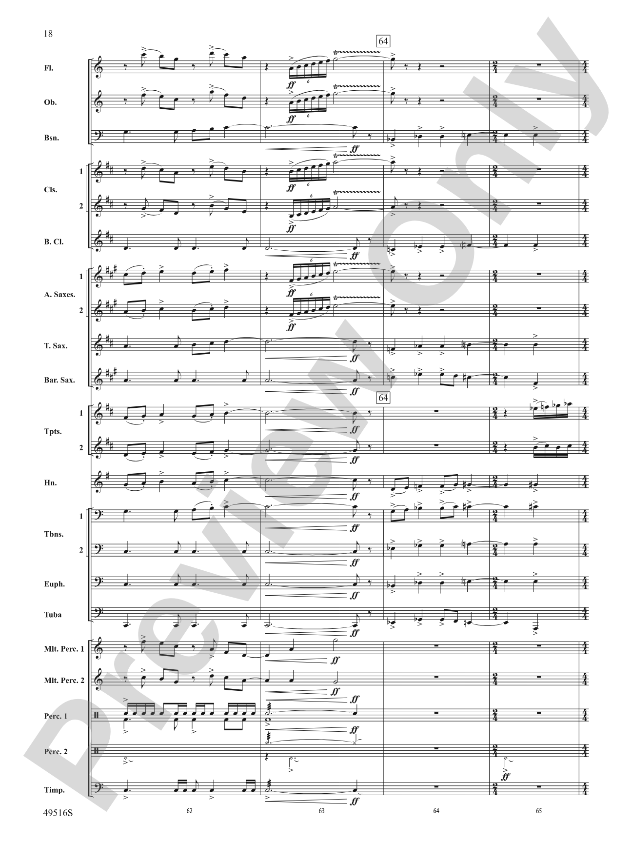 On This Day Earth Shall Ring: Concert Band Conductor Score & Parts