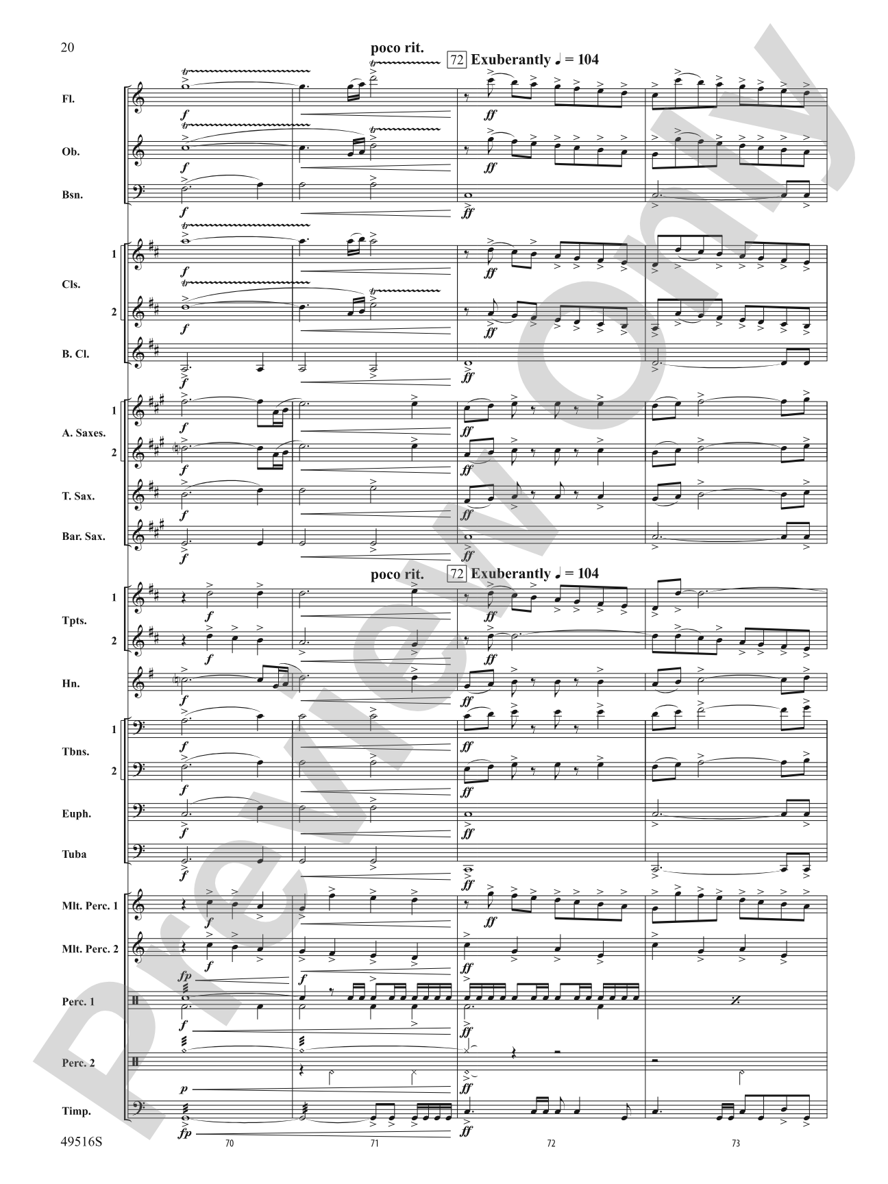 On This Day Earth Shall Ring: Concert Band Conductor Score & Parts