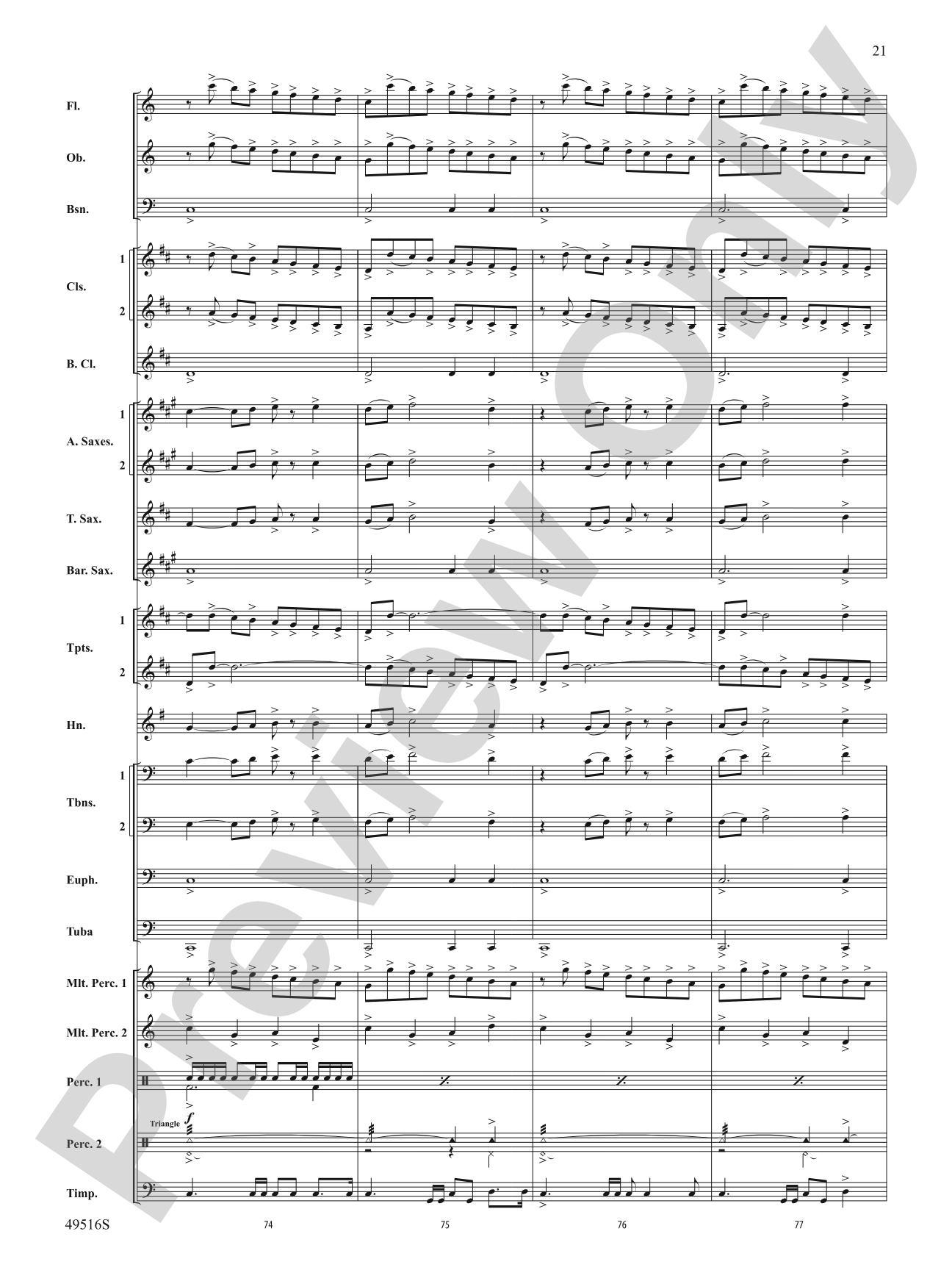 On This Day Earth Shall Ring: Concert Band Conductor Score & Parts
