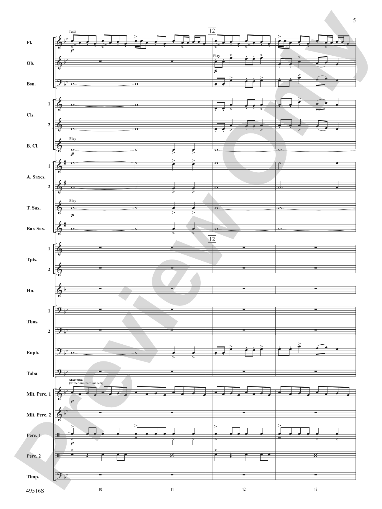 On This Day Earth Shall Ring: Concert Band Conductor Score & Parts