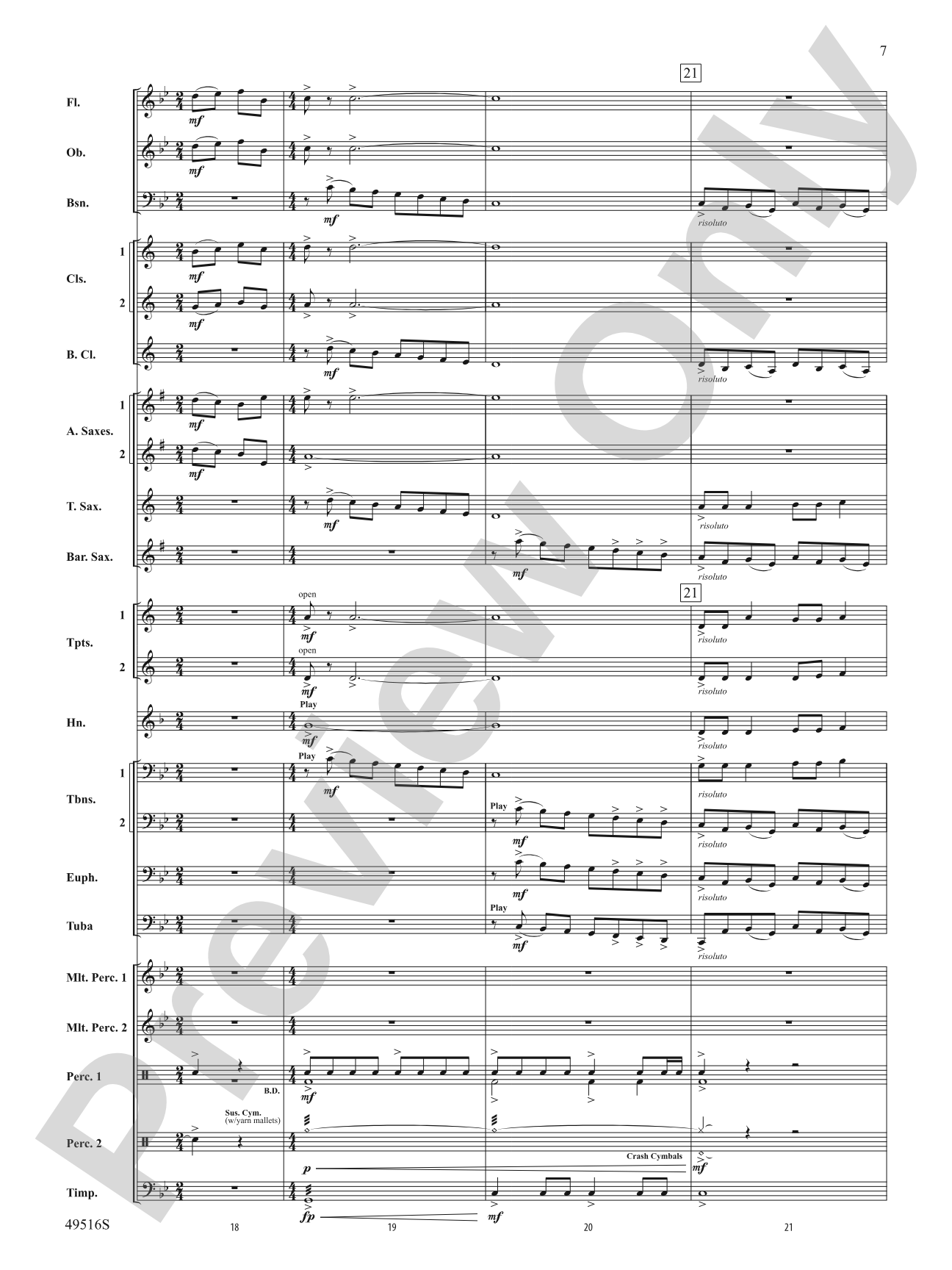 On This Day Earth Shall Ring: Concert Band Conductor Score & Parts