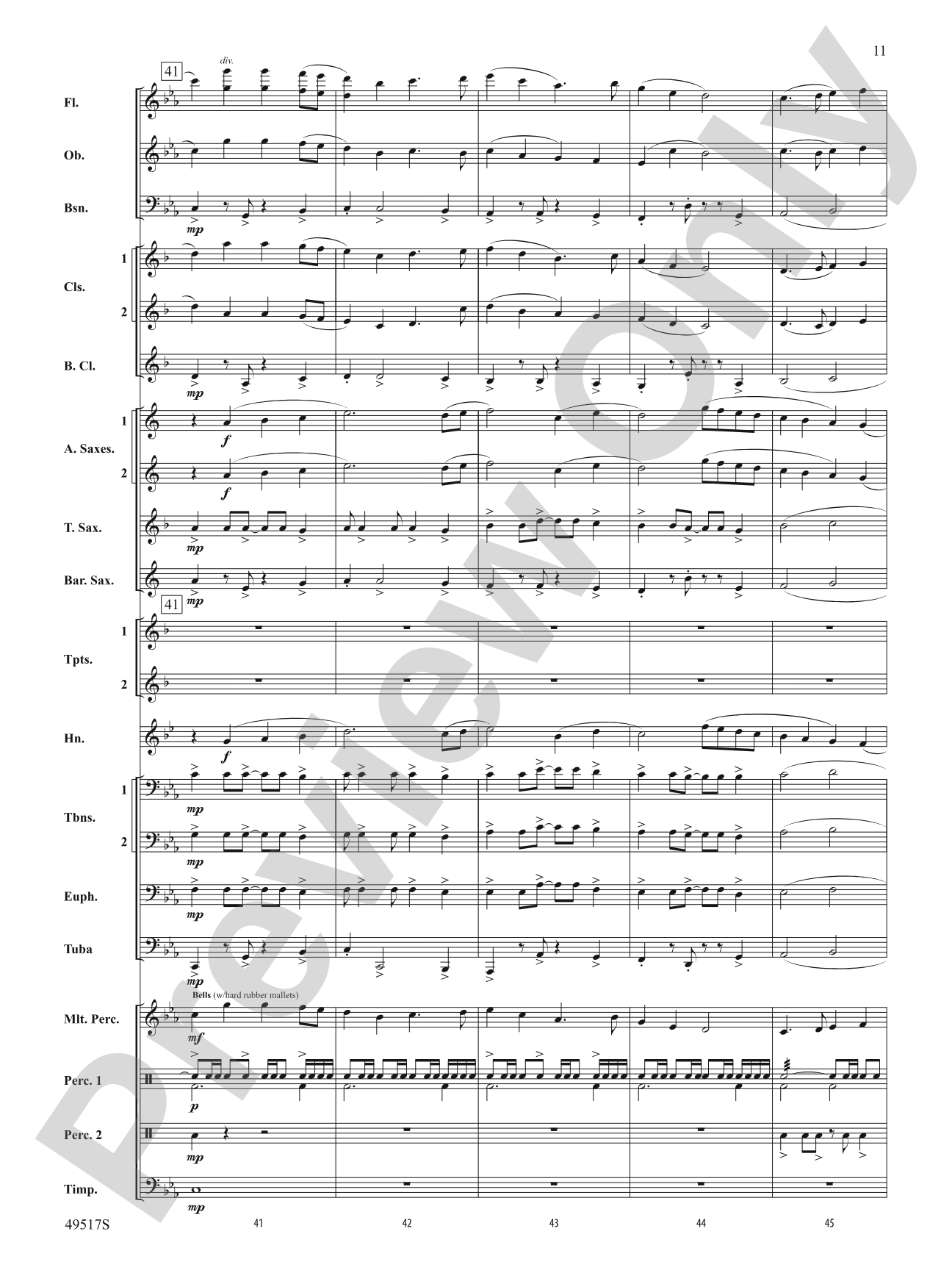 Starfall: Concert Band Conductor Score & Parts