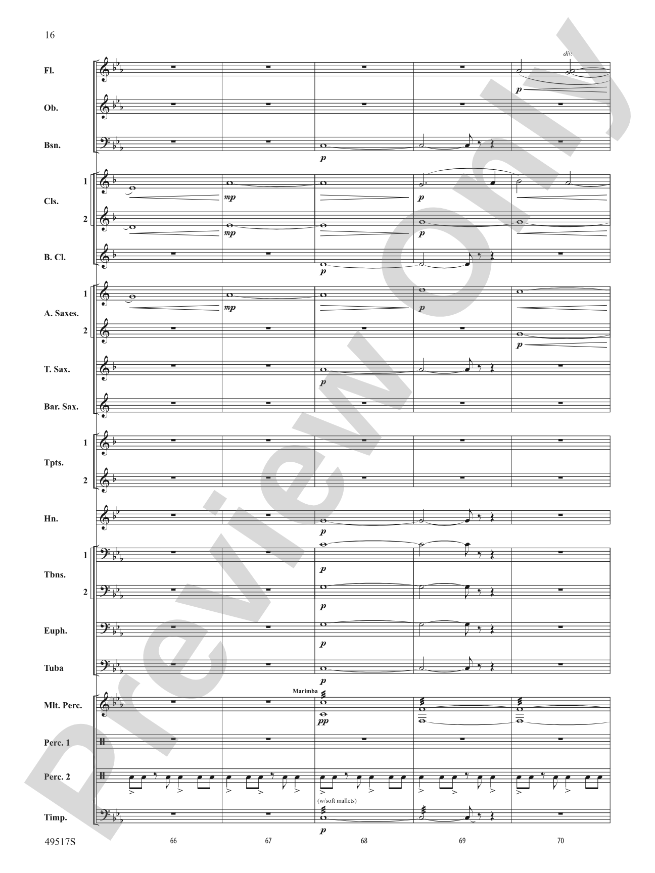 Starfall: Concert Band Conductor Score & Parts