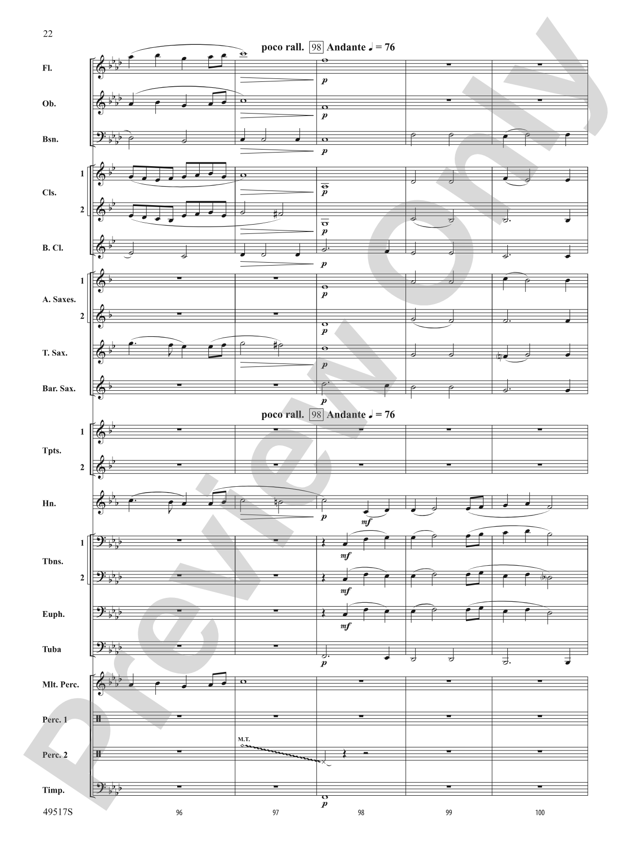 Starfall: Concert Band Conductor Score & Parts