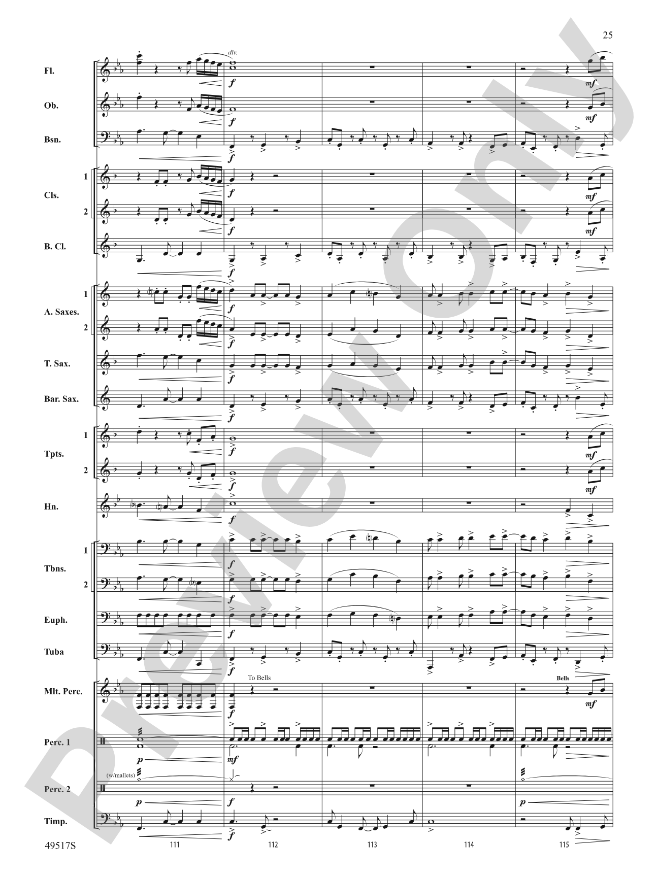 Starfall: Concert Band Conductor Score & Parts
