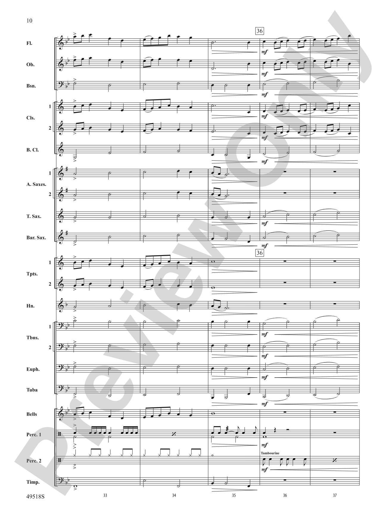 Lion Pride: Concert Band Conductor Score & Parts
