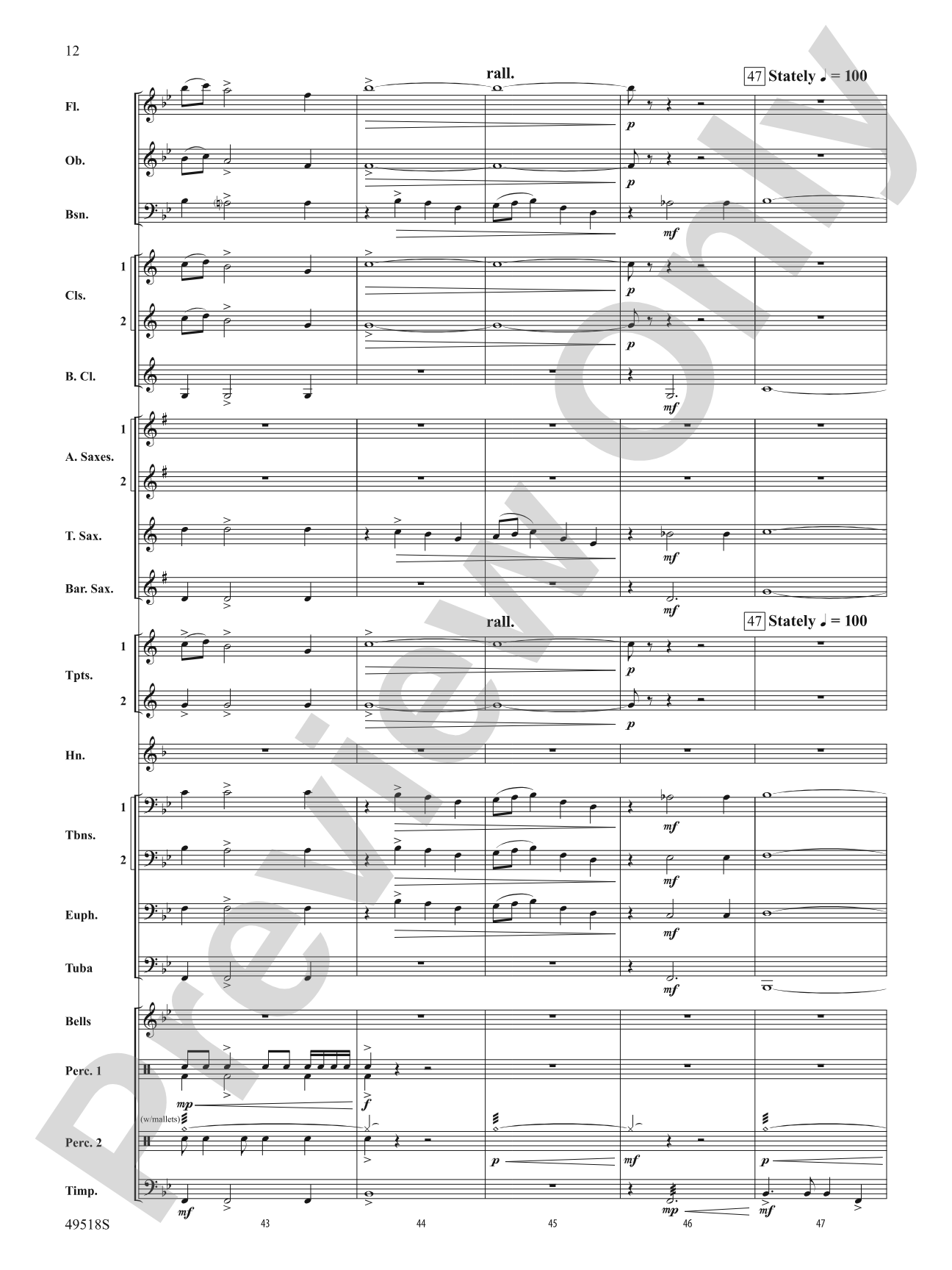 Lion Pride: Concert Band Conductor Score & Parts