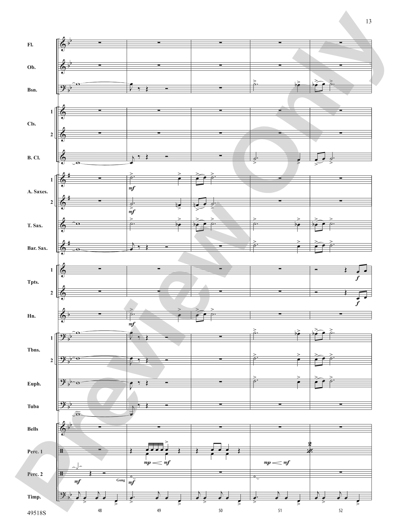 Lion Pride: Concert Band Conductor Score & Parts