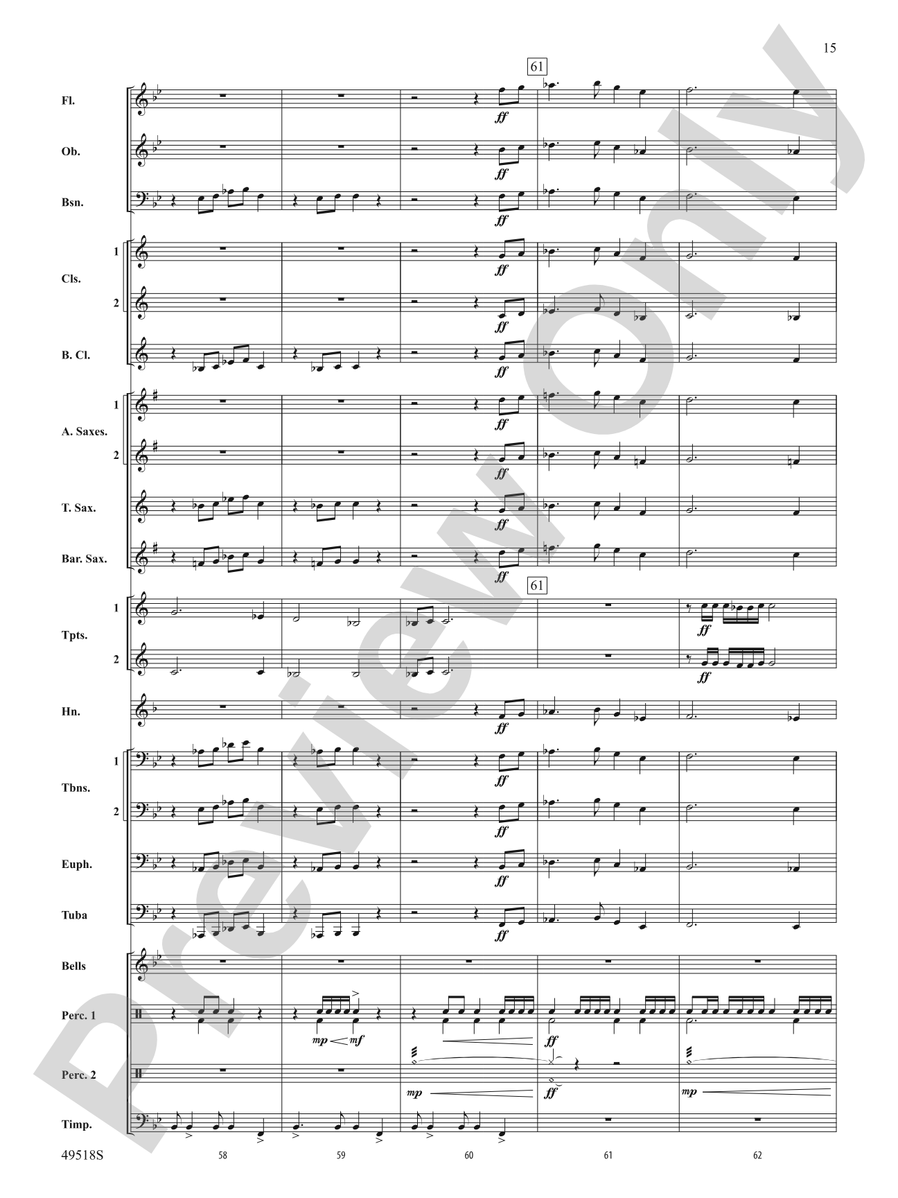 Lion Pride: Concert Band Conductor Score & Parts