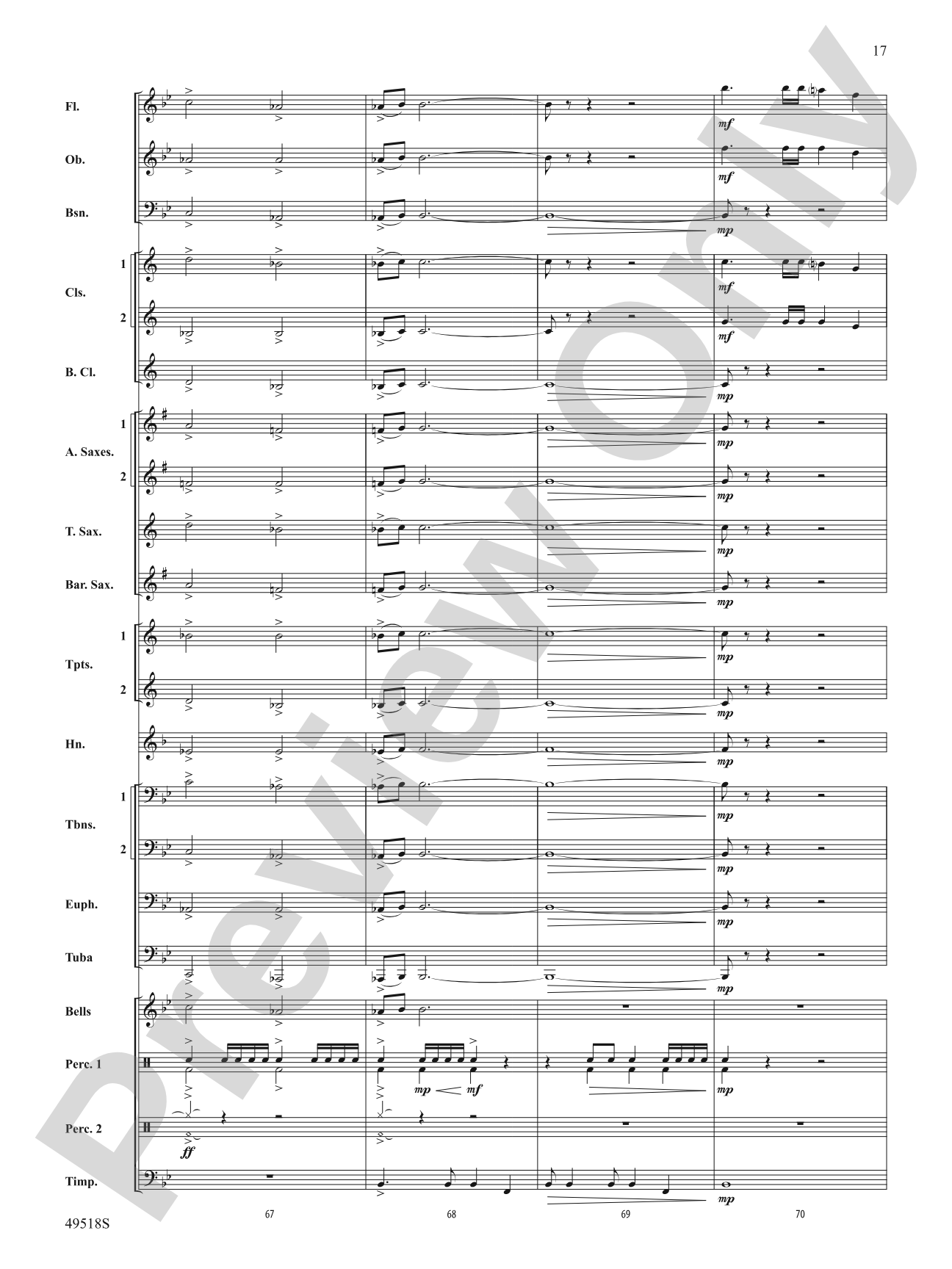Lion Pride: Concert Band Conductor Score & Parts