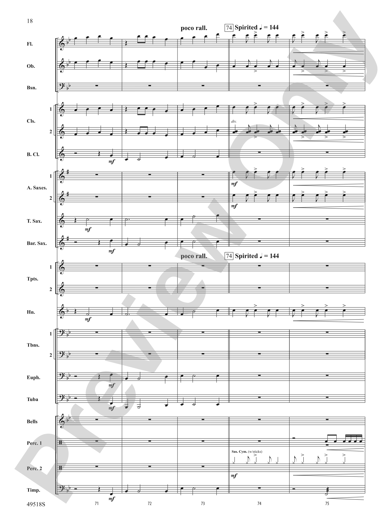 Lion Pride: Concert Band Conductor Score & Parts