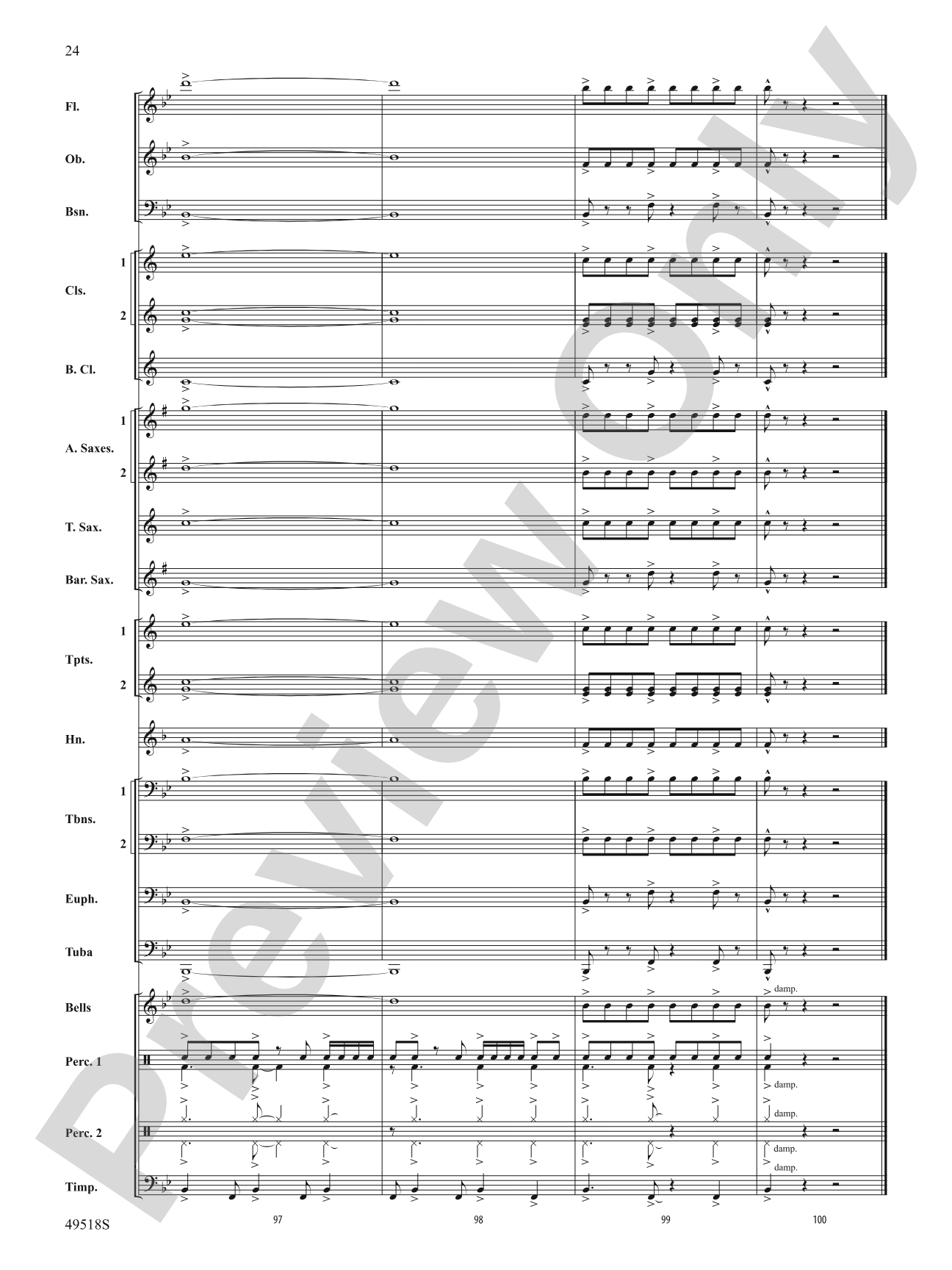 Lion Pride: Concert Band Conductor Score & Parts