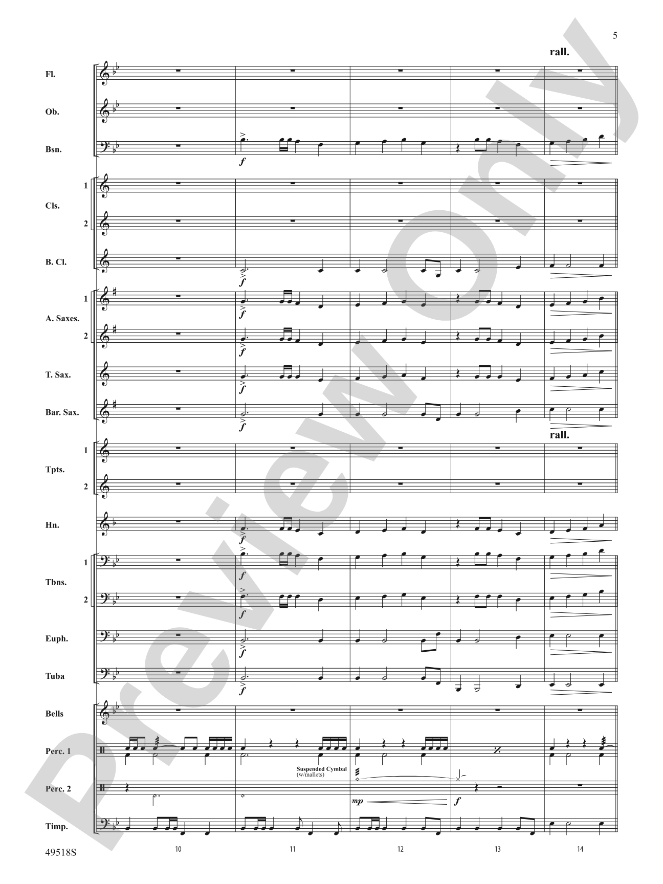 Lion Pride: Concert Band Conductor Score & Parts