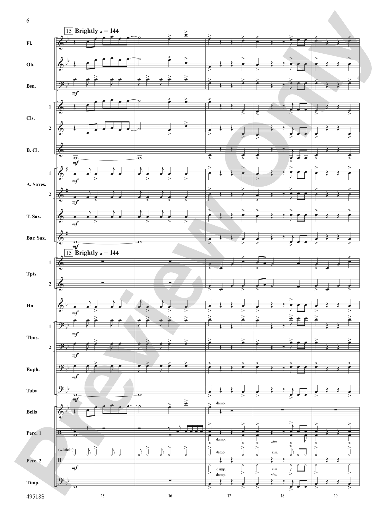 Lion Pride: Concert Band Conductor Score & Parts