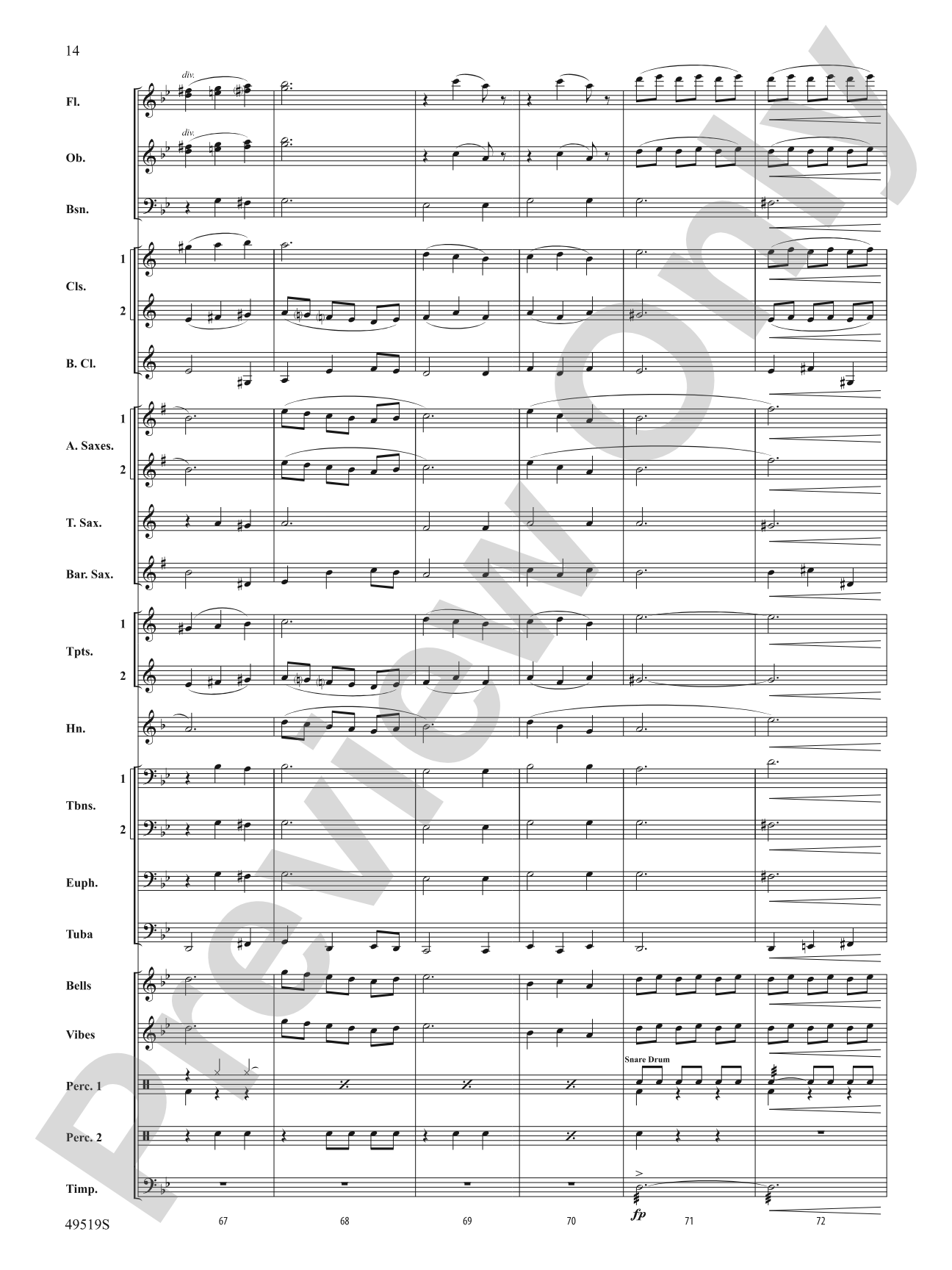 Twilight Waltz: Score