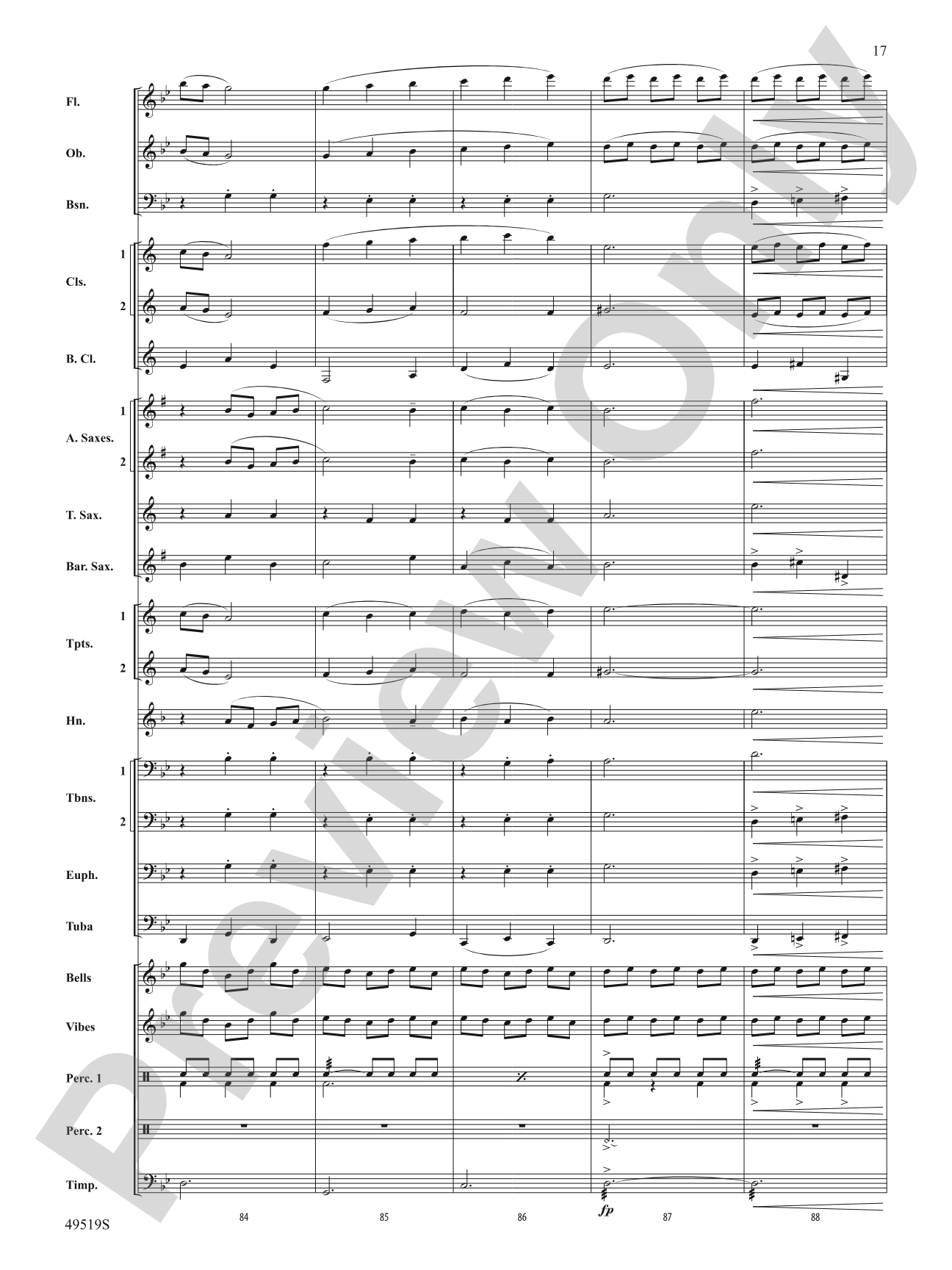 Twilight Waltz: Score