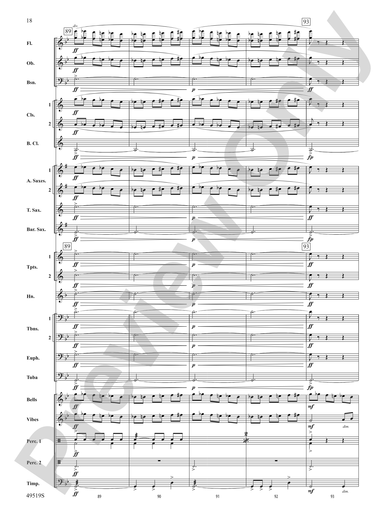 Twilight Waltz: Score