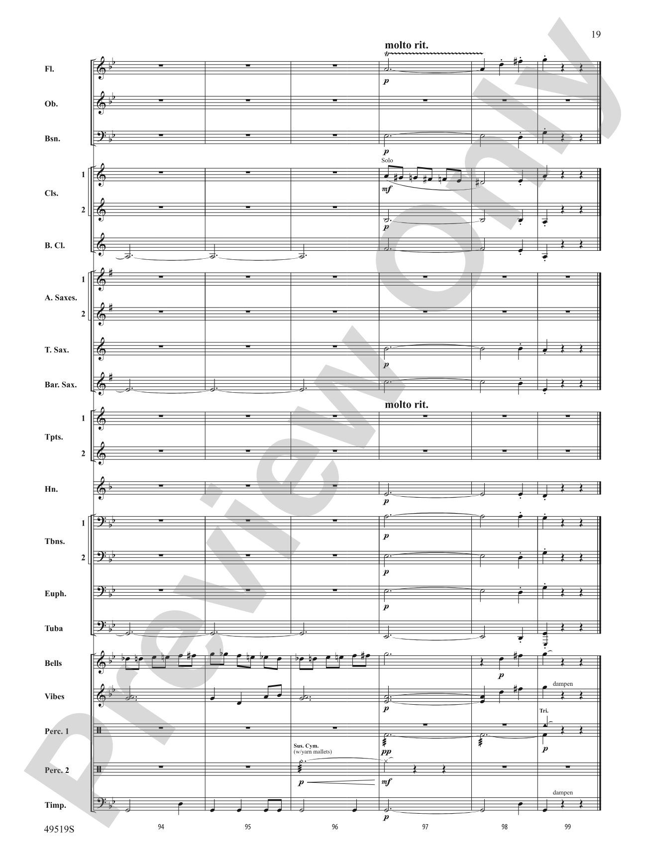 Twilight Waltz: Score